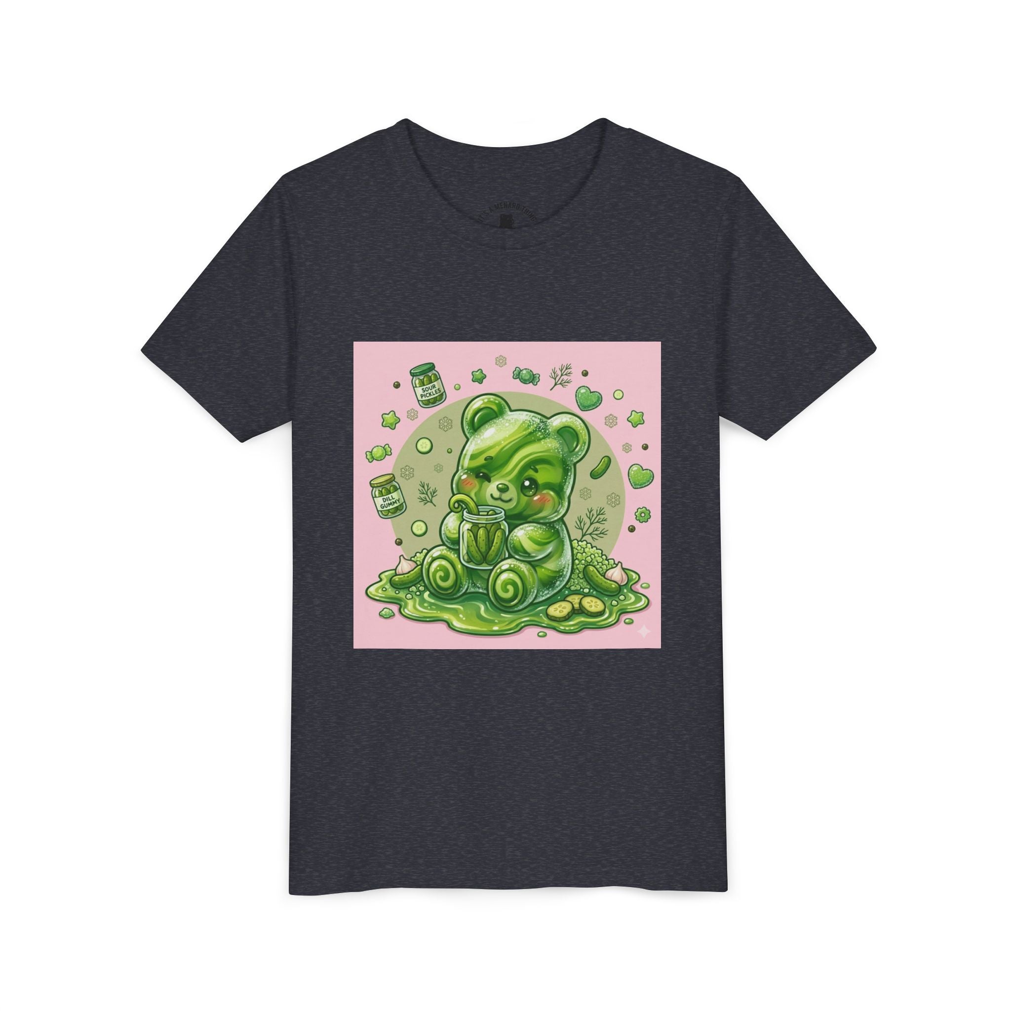 Tart Dilly Green Pickle Gooey Gummy- Graphic Youth T-Shirt