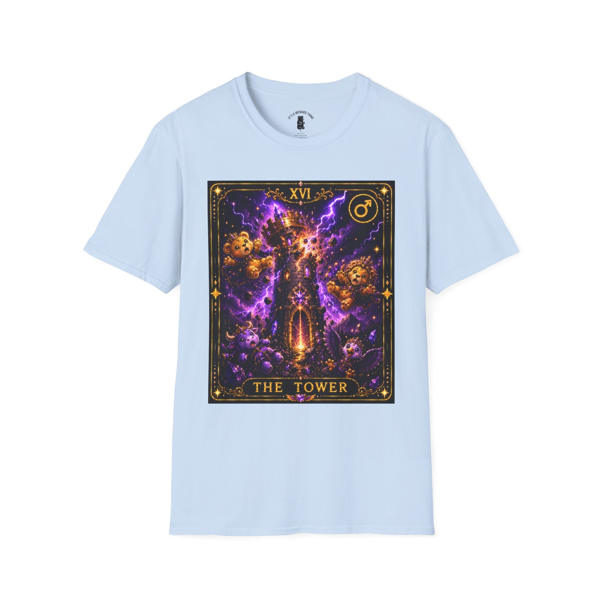 The Tower Tarot Card Oozy Bear Friends Special Addition- Graphic Shirt