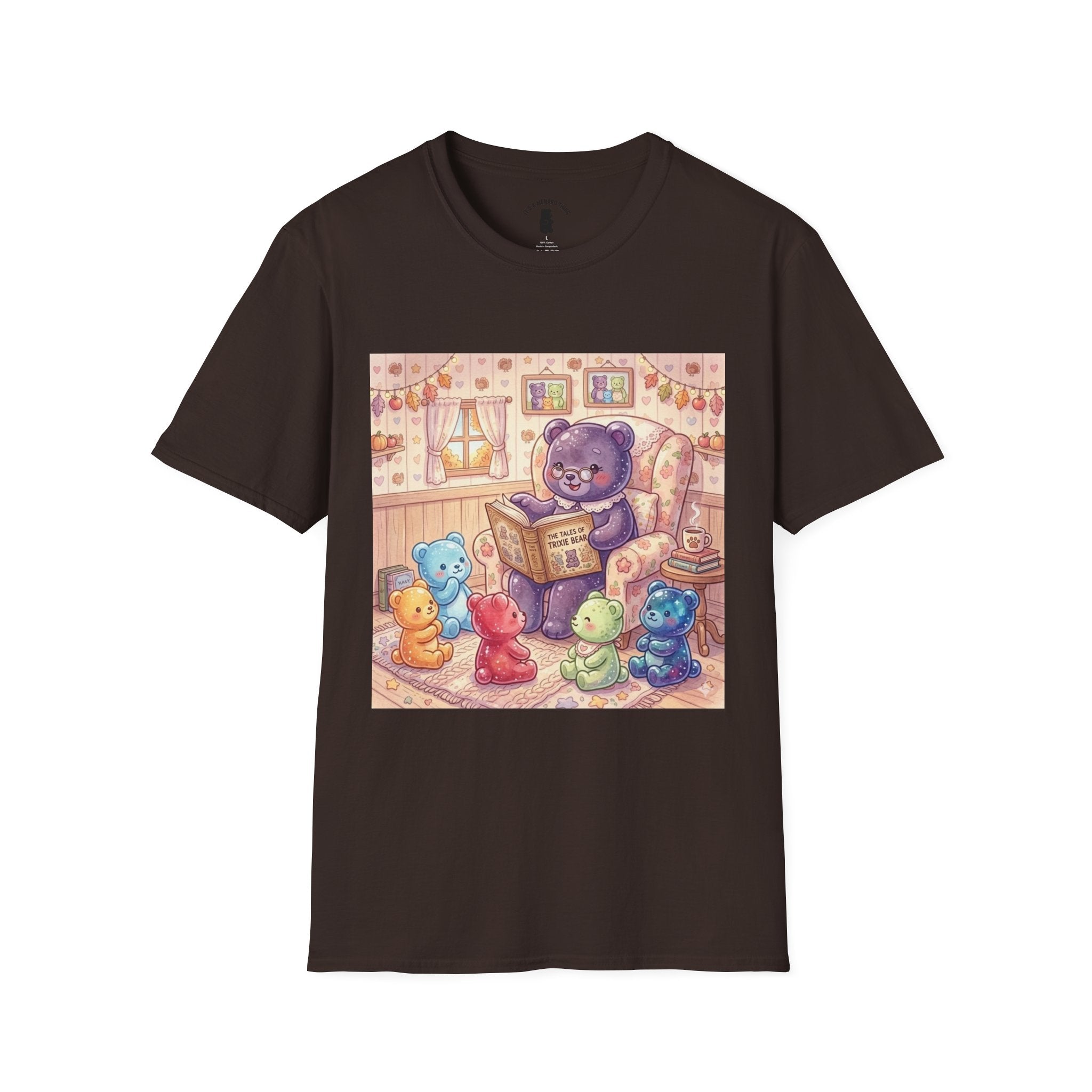 Nana Gummy Story Time, Gooey Gummy Friends- Kawaii Graphic T-Shirt