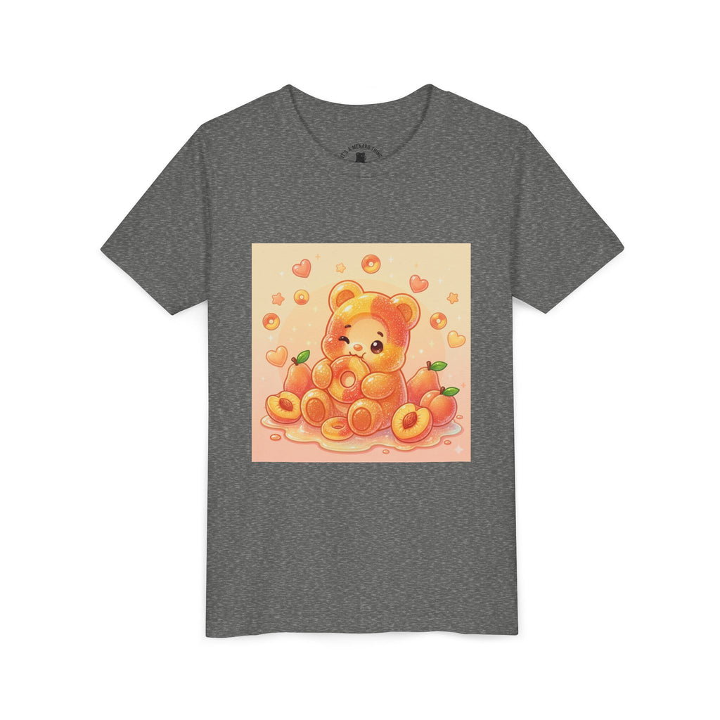 Peach Ring Gooey Gummy Bear Kids Short Sleeve Shirt