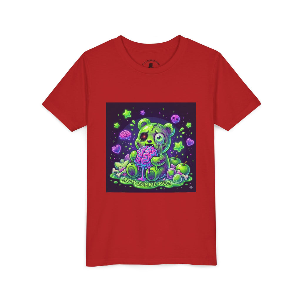 Neon Zombie Gooey Gummy Bear Graphic Tee