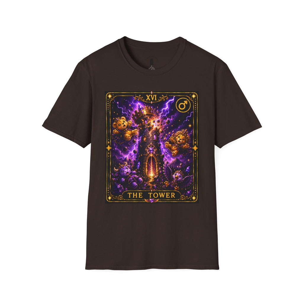 The Tower Tarot Card Oozy Bear Friends Special Addition- Graphic Shirt