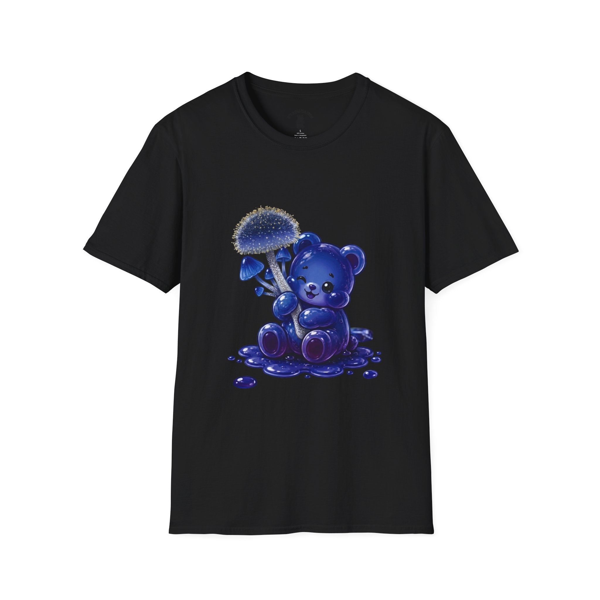 Special Small Blue Mushroom, Oozy Bears Gummy Friend- Graphic Shirt