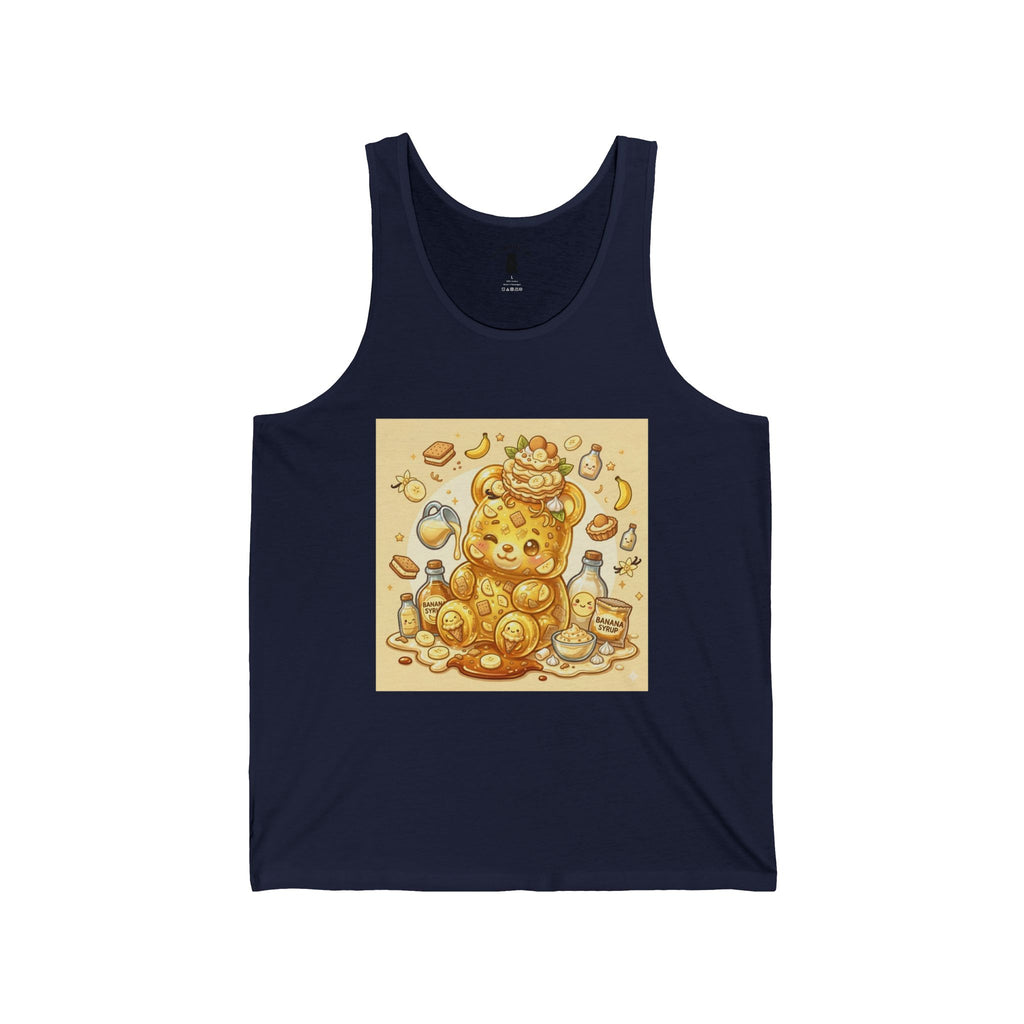 Banana Pudding & Vanilla Crackers, Exotic Gooey Gummy Bear — Kawaii Graphic Tank Top