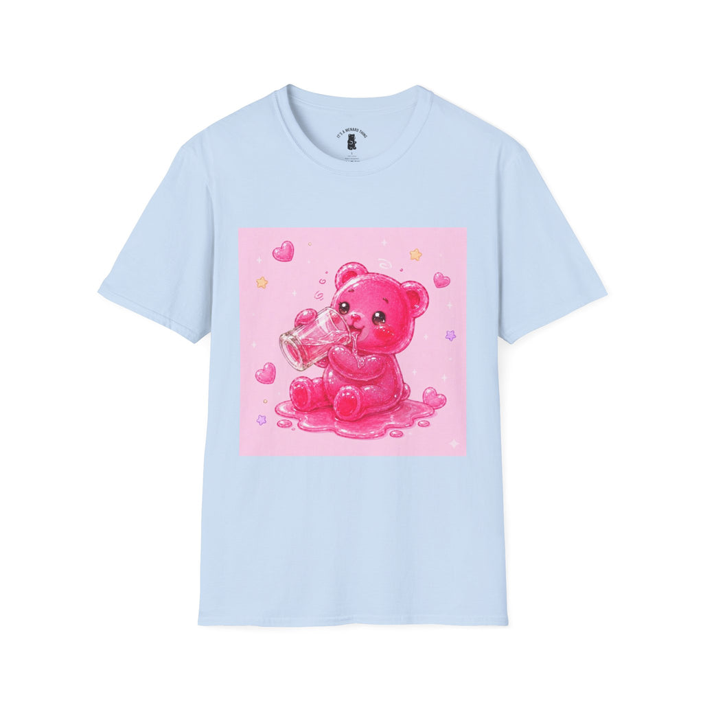 Sugar Shock Shot, Boozy Gooey Gummy Bear- Kawaii Graphic T-Shirt