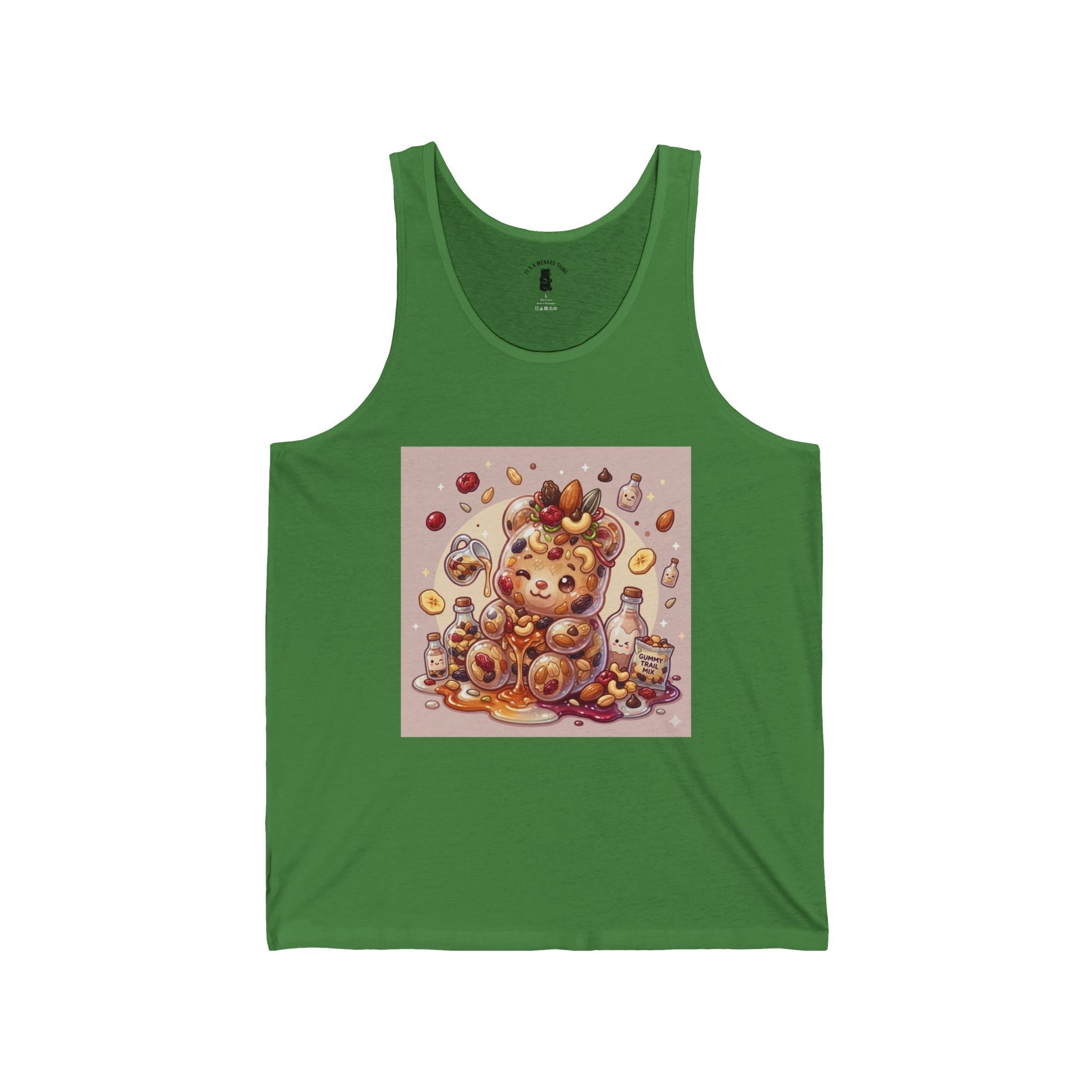 Sweet Yet Simple Trail Mix, Exotic Gooey Gummy Bear — Adorable Graphic Tank Top