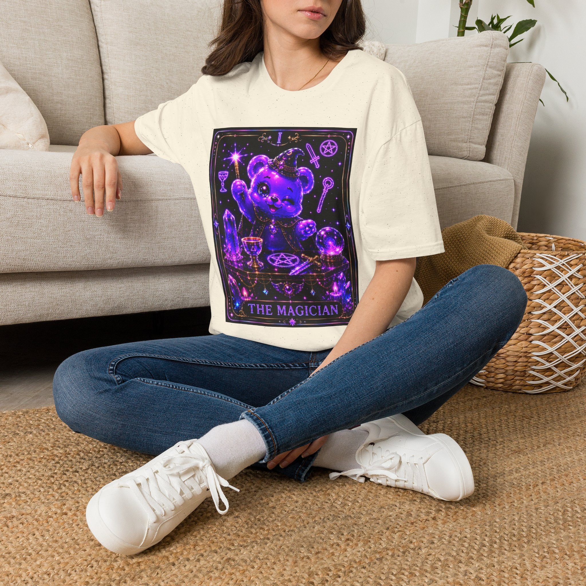 The Magician Oozy Bear Gummy Tarot Card Special Addition- Kawaii Graphic Tee