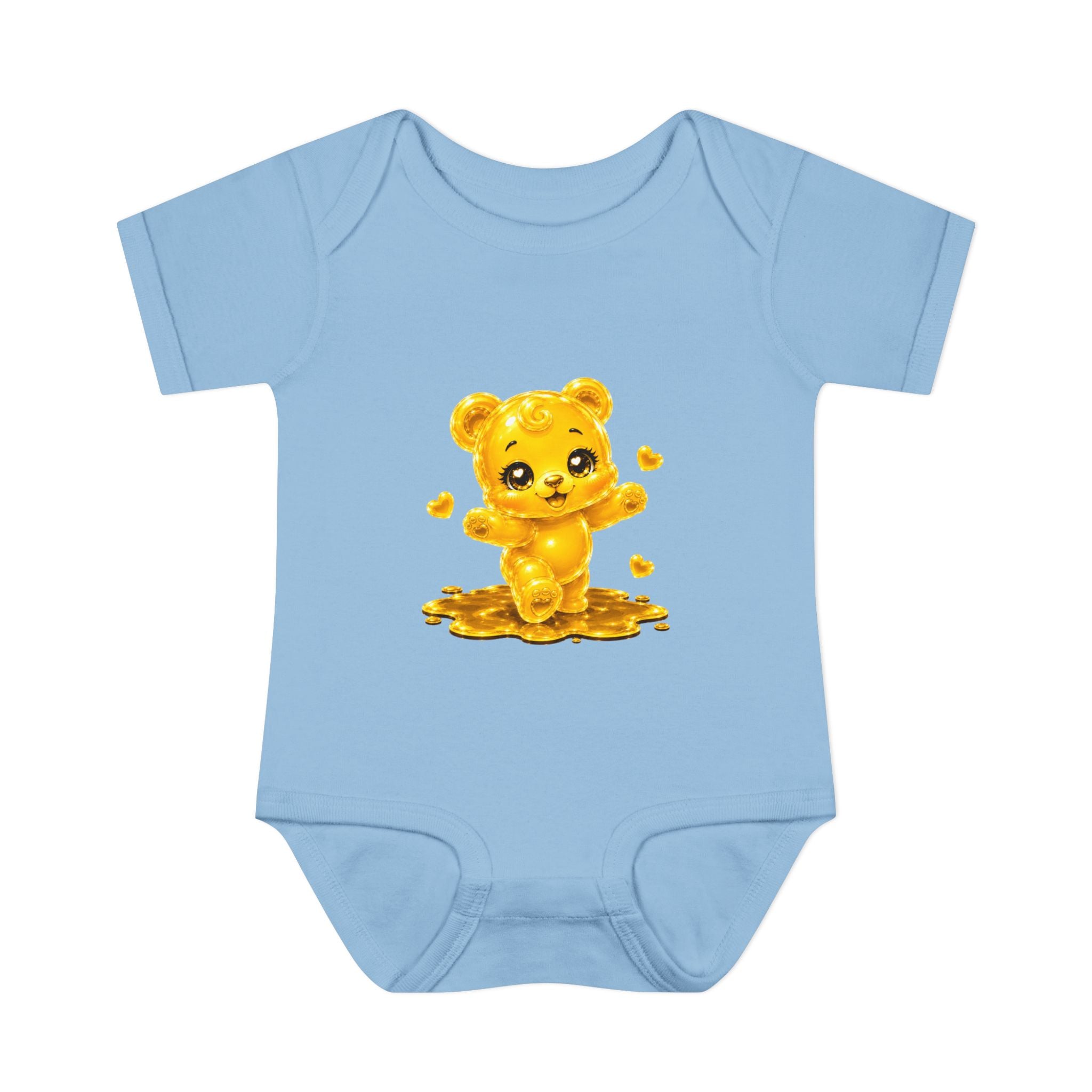Baby Golden Oozy Gummy Bears First Steps, Cutie Addition- Graphic Onesie
