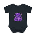Play Time, Purple Crystal Baby Oozy Bear Gummy Cutie Addition- Graphic Onesie