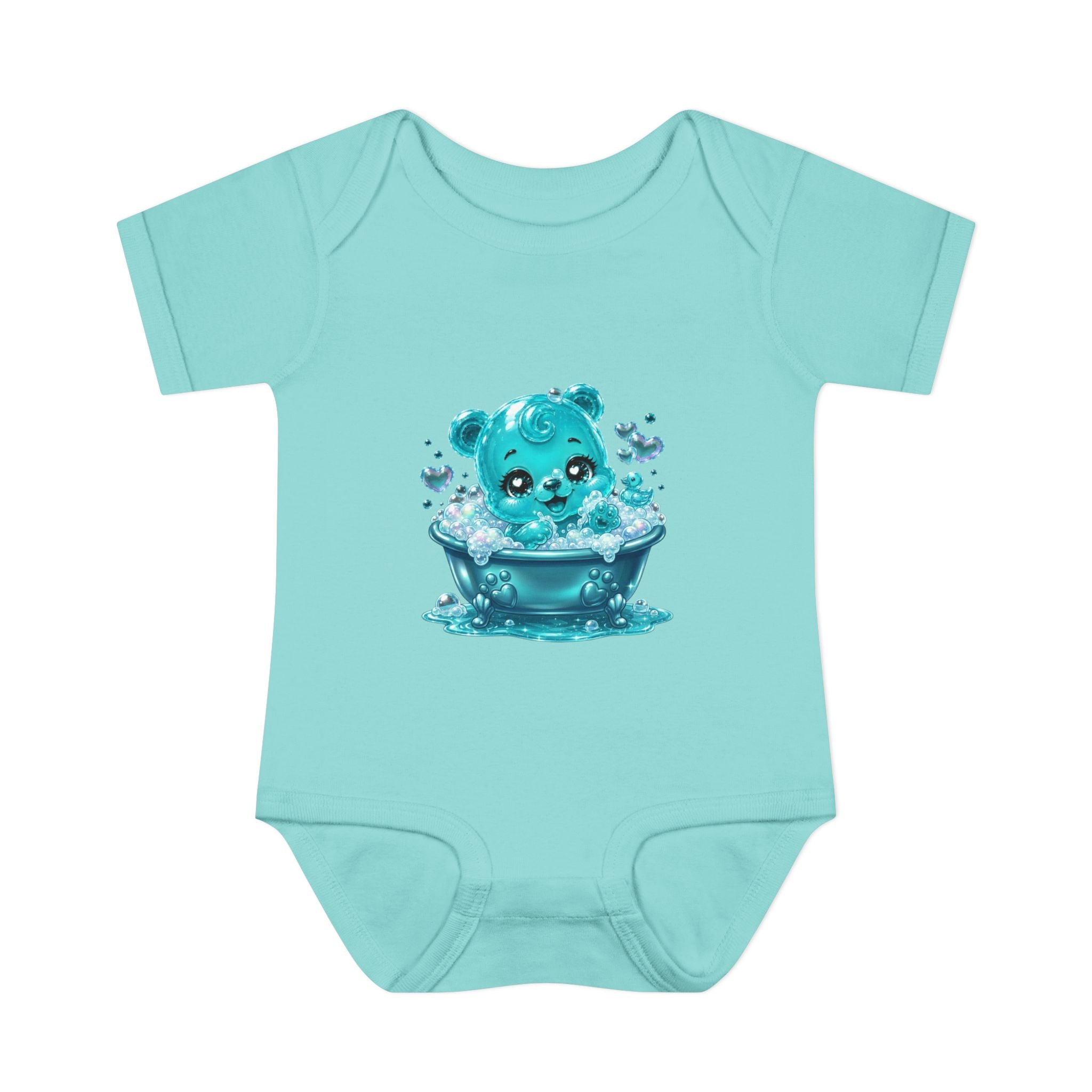 Adorable Bubble Bath Oozy Baby Gummy Bear Cutie Addition- Graphic Onesie