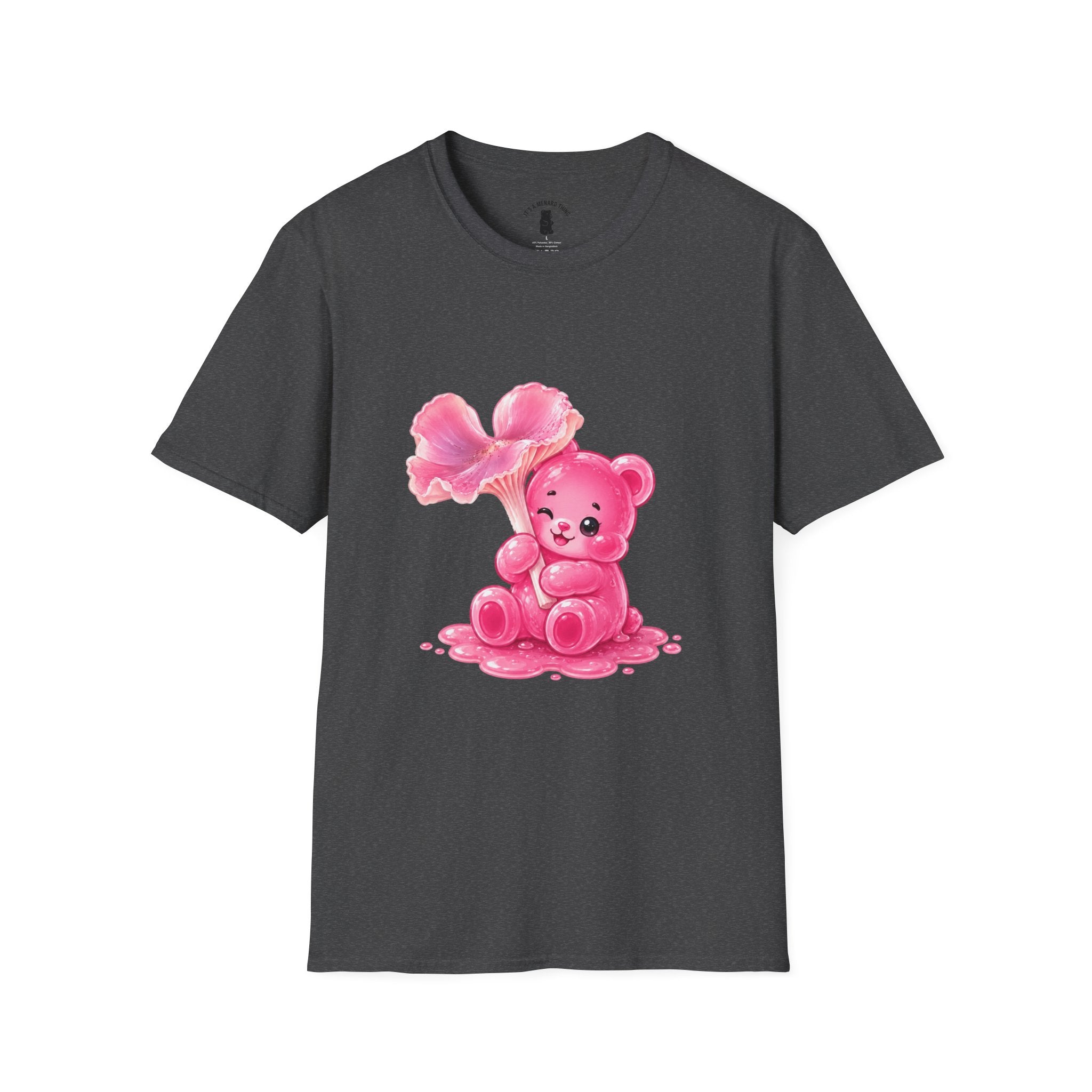 Pink Wax Cap Special Mushroom, Oozy Bear Gummy Friend- Graphic Shirt