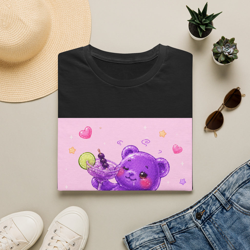 Special Wine to Dine, Purple Oozy Boozy Gummy Drinking Pal- Kawaii Graphic Shirt
