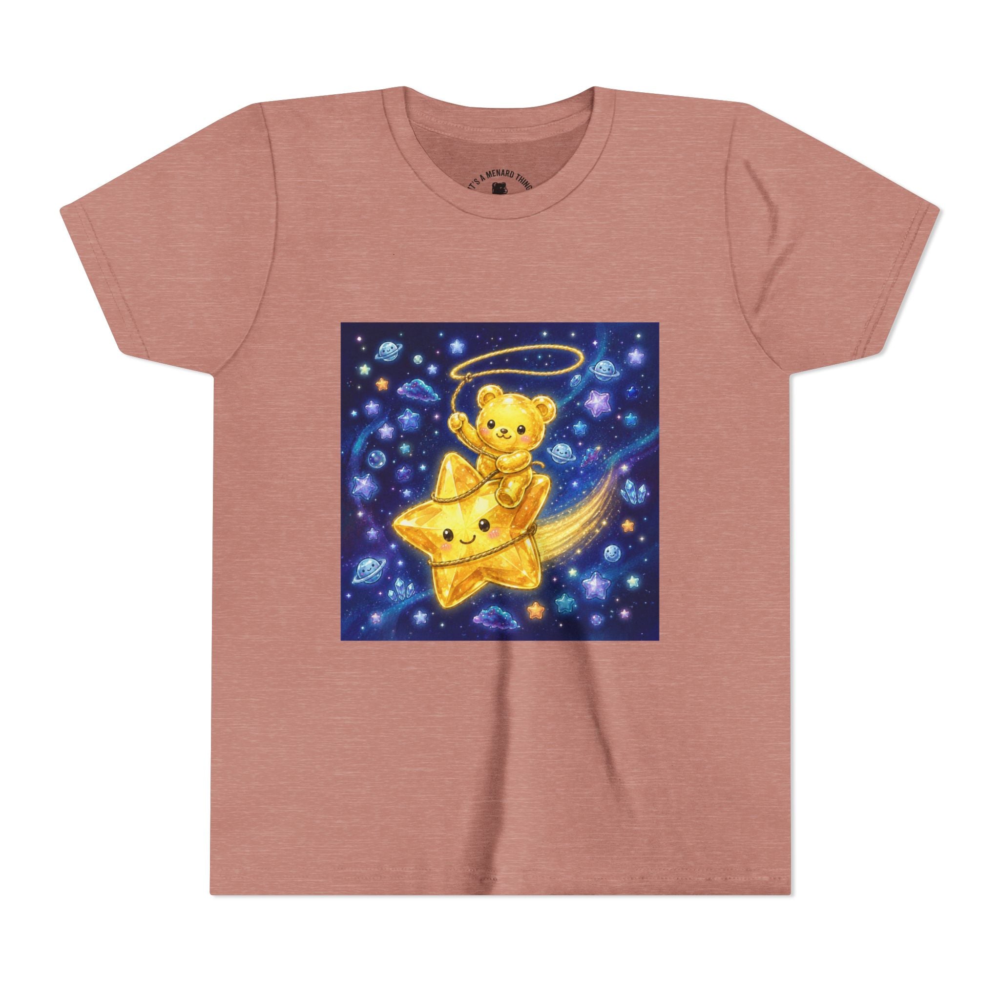 Rodeo, Giddy Up! Starlight Yellow Gooey Crystal Gummy Bear- Graphic T-Shirt