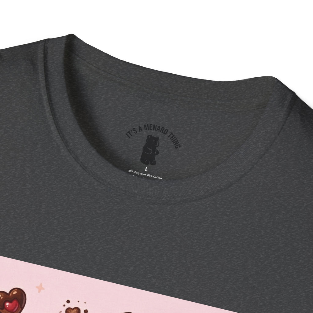 Chocolate Molten Lava Cake Gooey Gummy Bear — Cute Graphic Tee