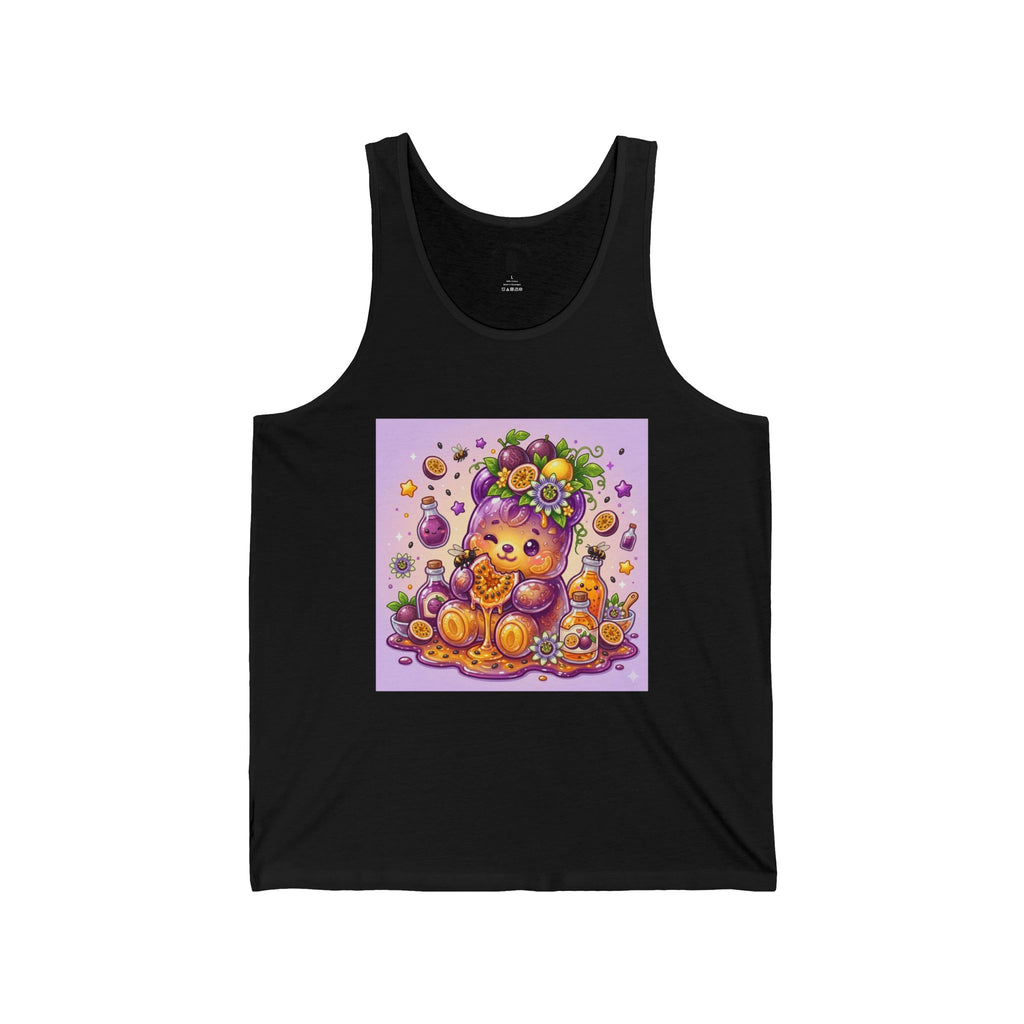 Passion Fruit Delight, Exotic Fruit Gooey Gummy Bear - Kawaii Graphic Tank Top