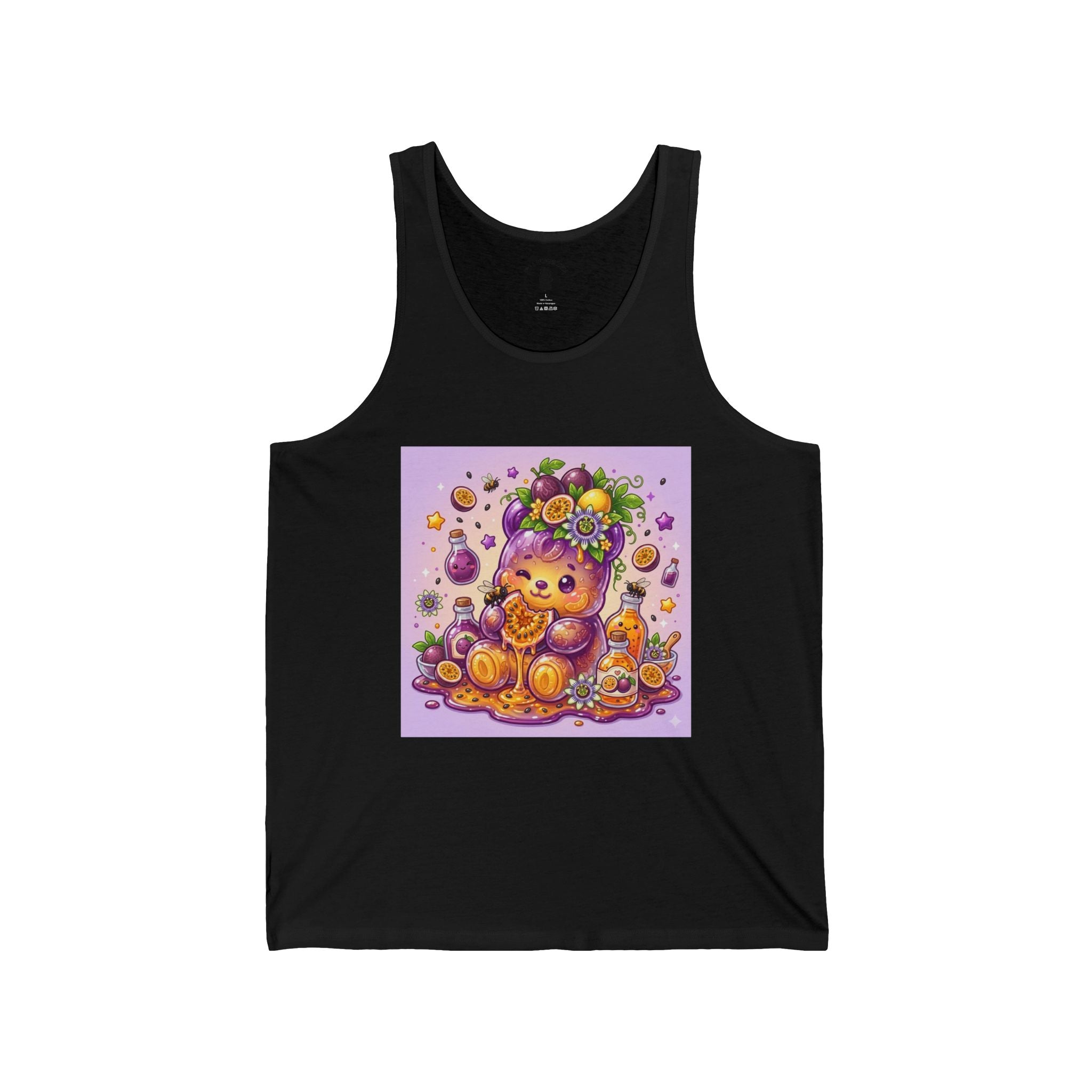 Passion Fruit Delight, Exotic Fruit Gooey Gummy Bear - Kawaii Graphic Tank Top