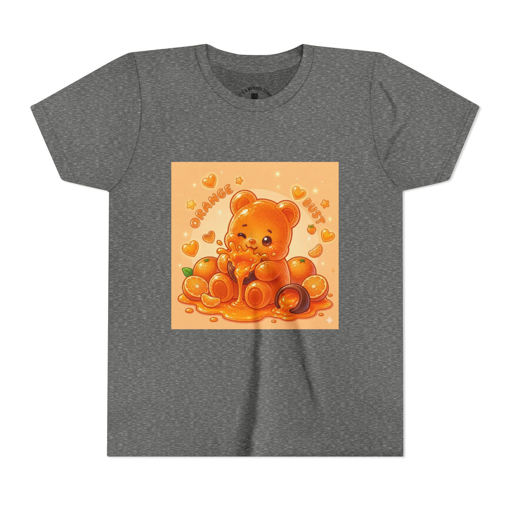 Gooey Orange Gummy Bear Graphic Tee for Kids