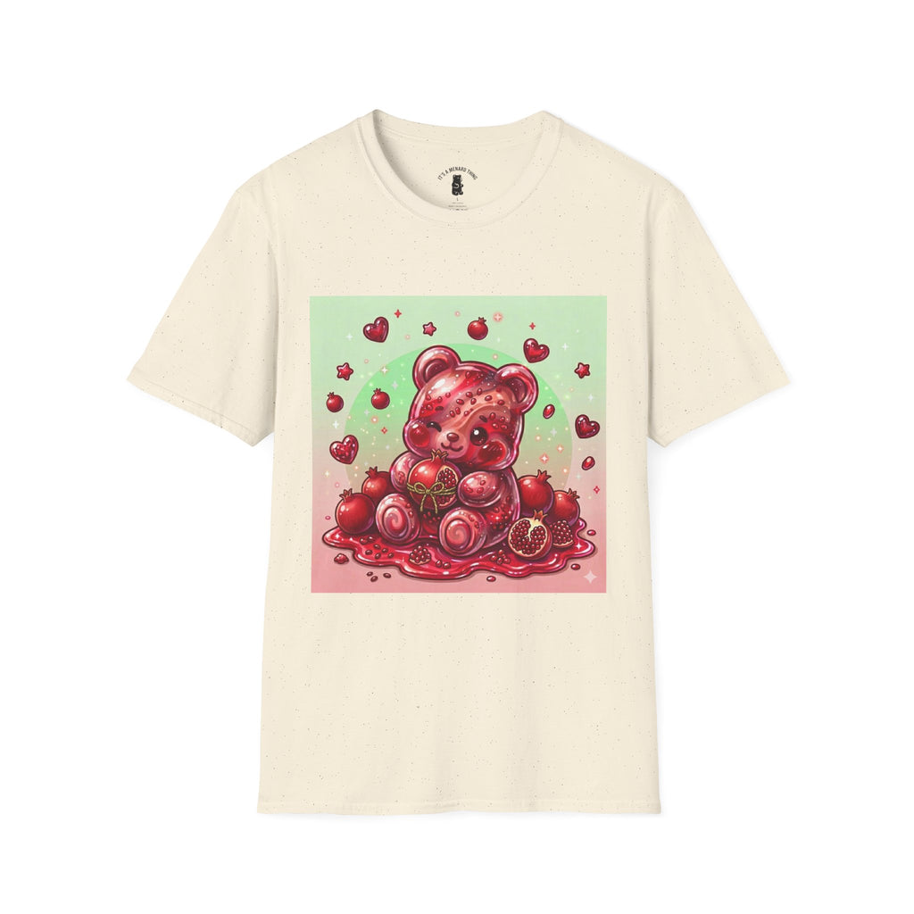 Pomegrante Red Gooey Gummy Bear — Cute Graphic Tee
