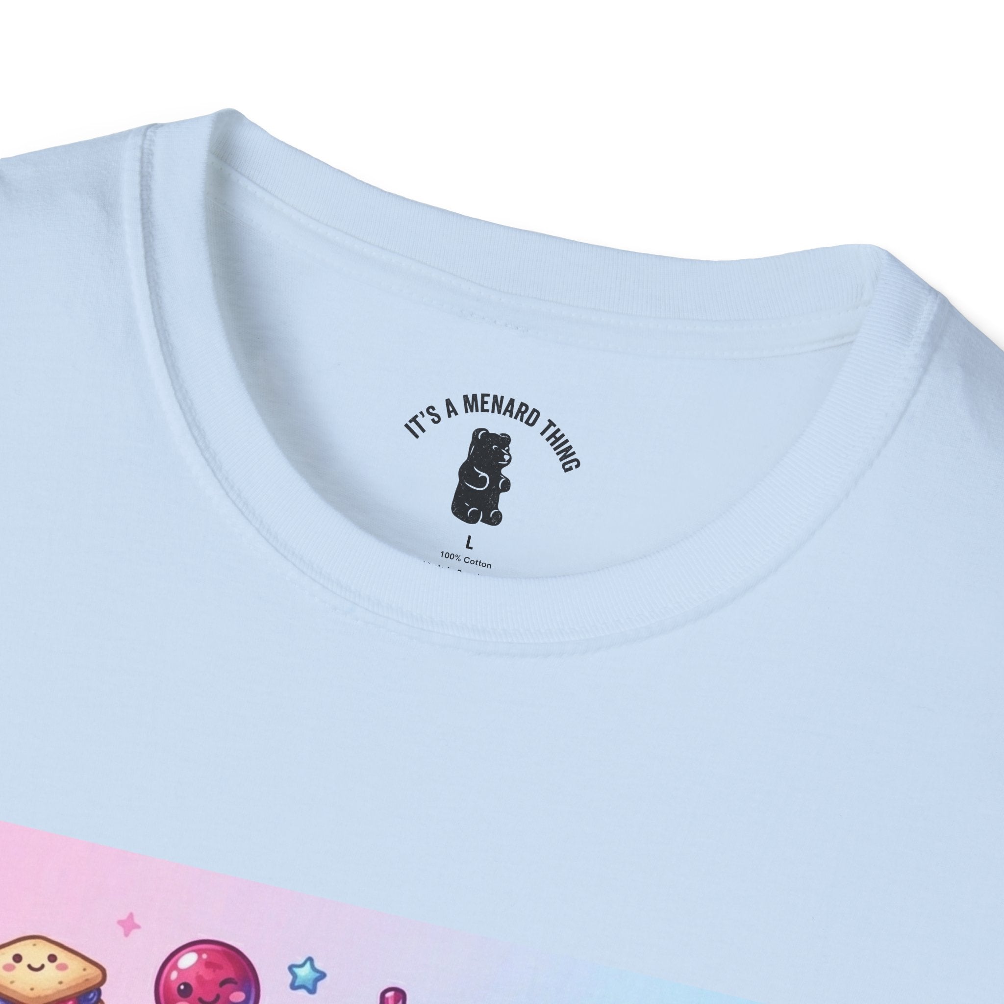 Hibiscus and Mixed Berry Jam, Exotic fruit Flower Gooey Gummy — Kawaii Illustrated T-Shirt