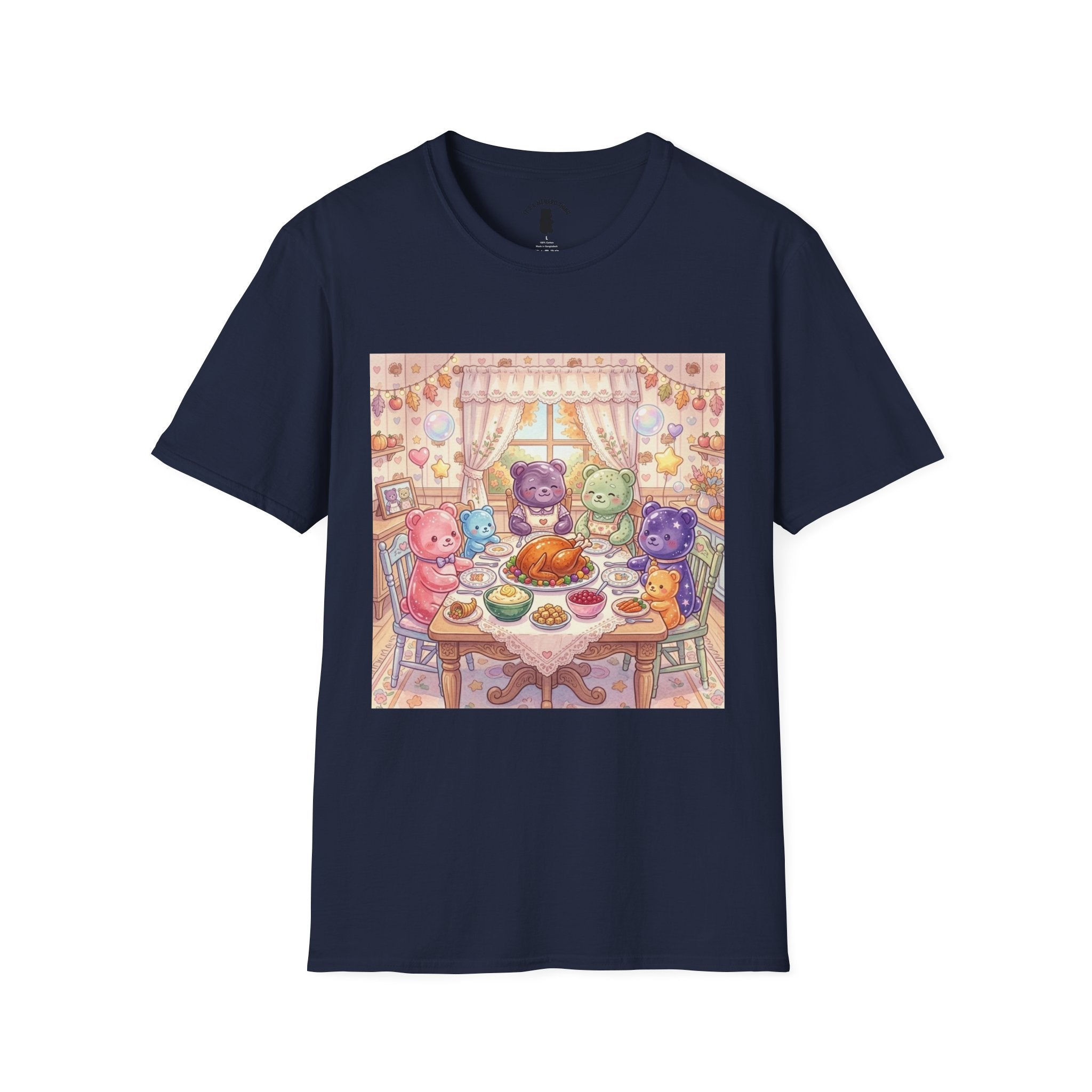 Thanksgiving with the Gummy family, Gooey Gummy Friends- Kawaii Graphic T-Shirt