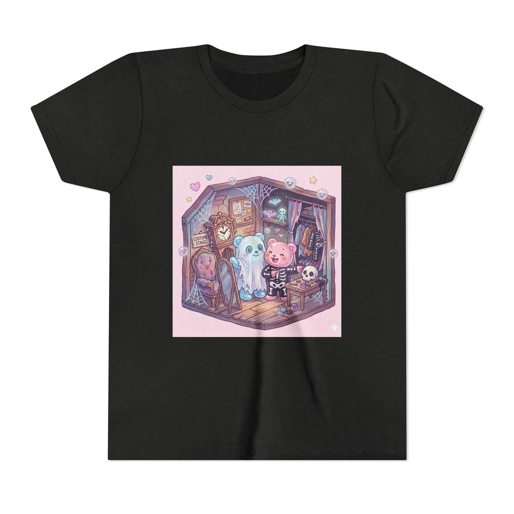 Halloween Haunted Room & Gooey Gummy Friends Illustration