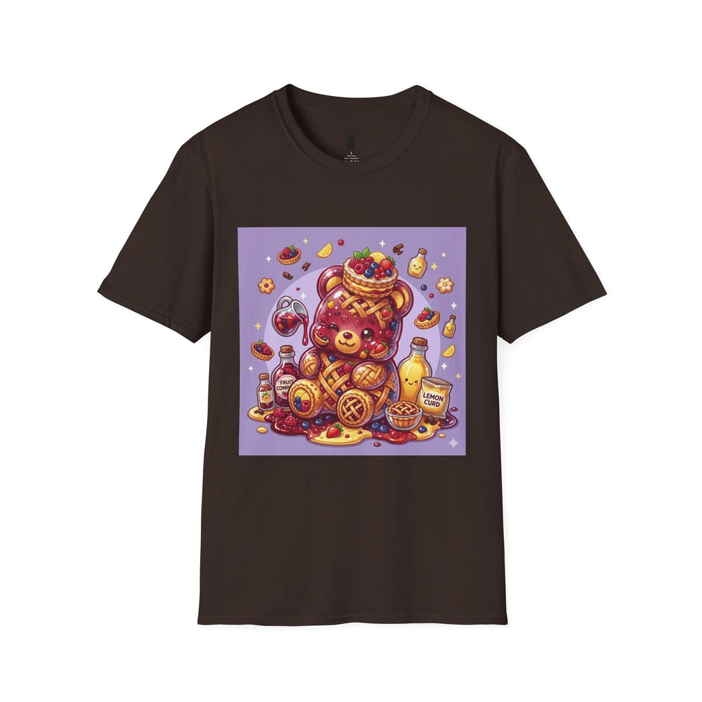 Mixed Berry Tart, Exotic Gooey Gummy Bear — Kawaii Graphic T-Shirt