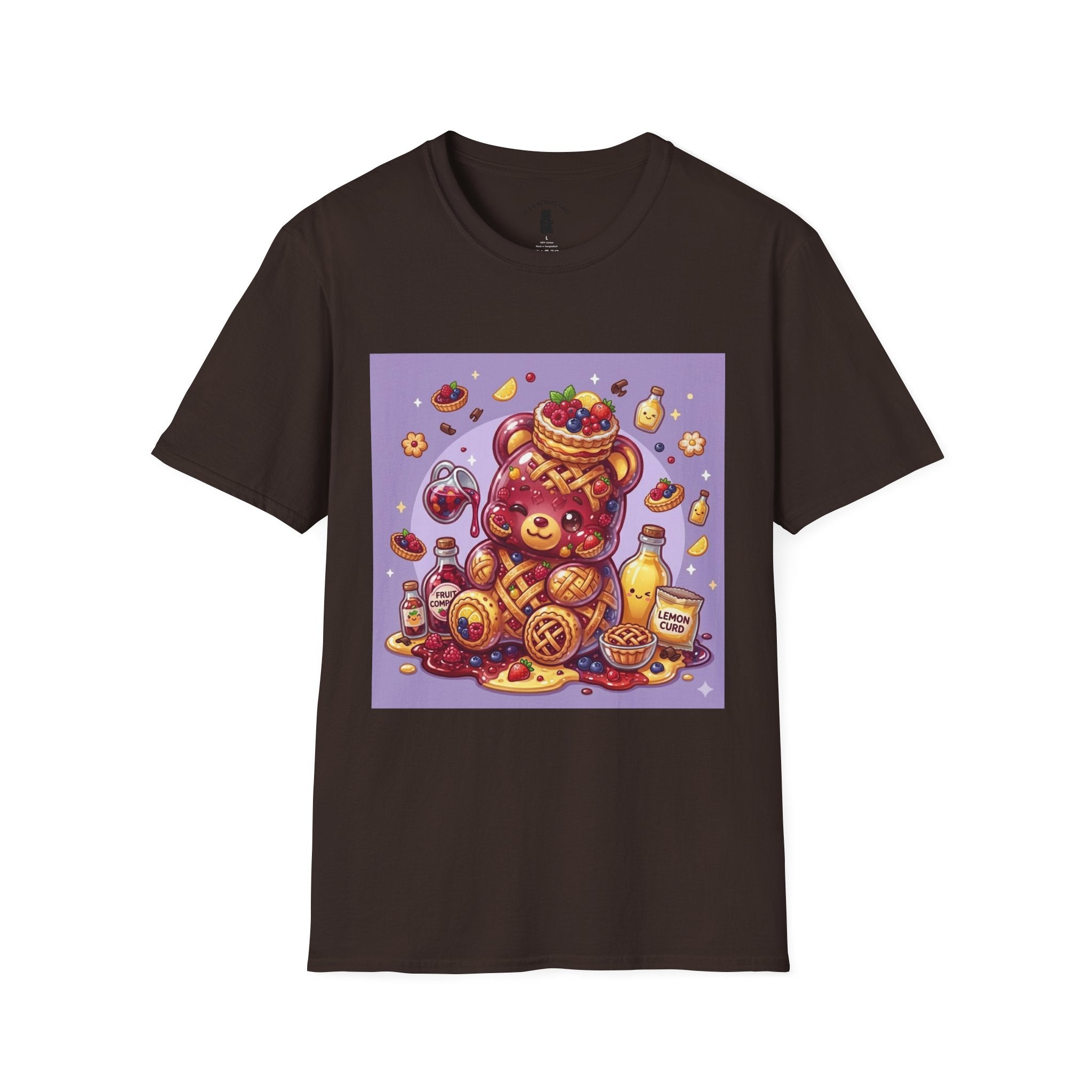 Mixed Berry Tart, Exotic Gooey Gummy Bear — Kawaii Graphic T-Shirt