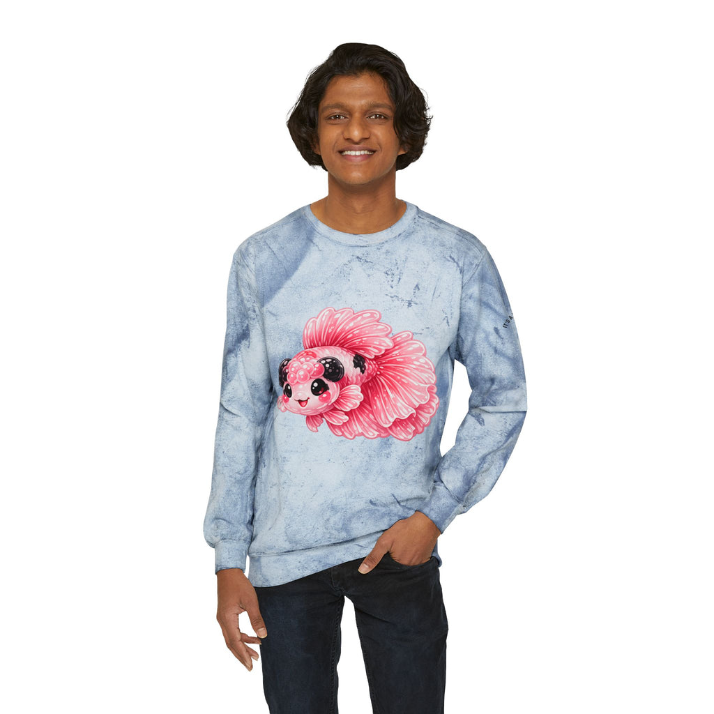 Pink Betta Fish Special Addition graphic Sweatshirt