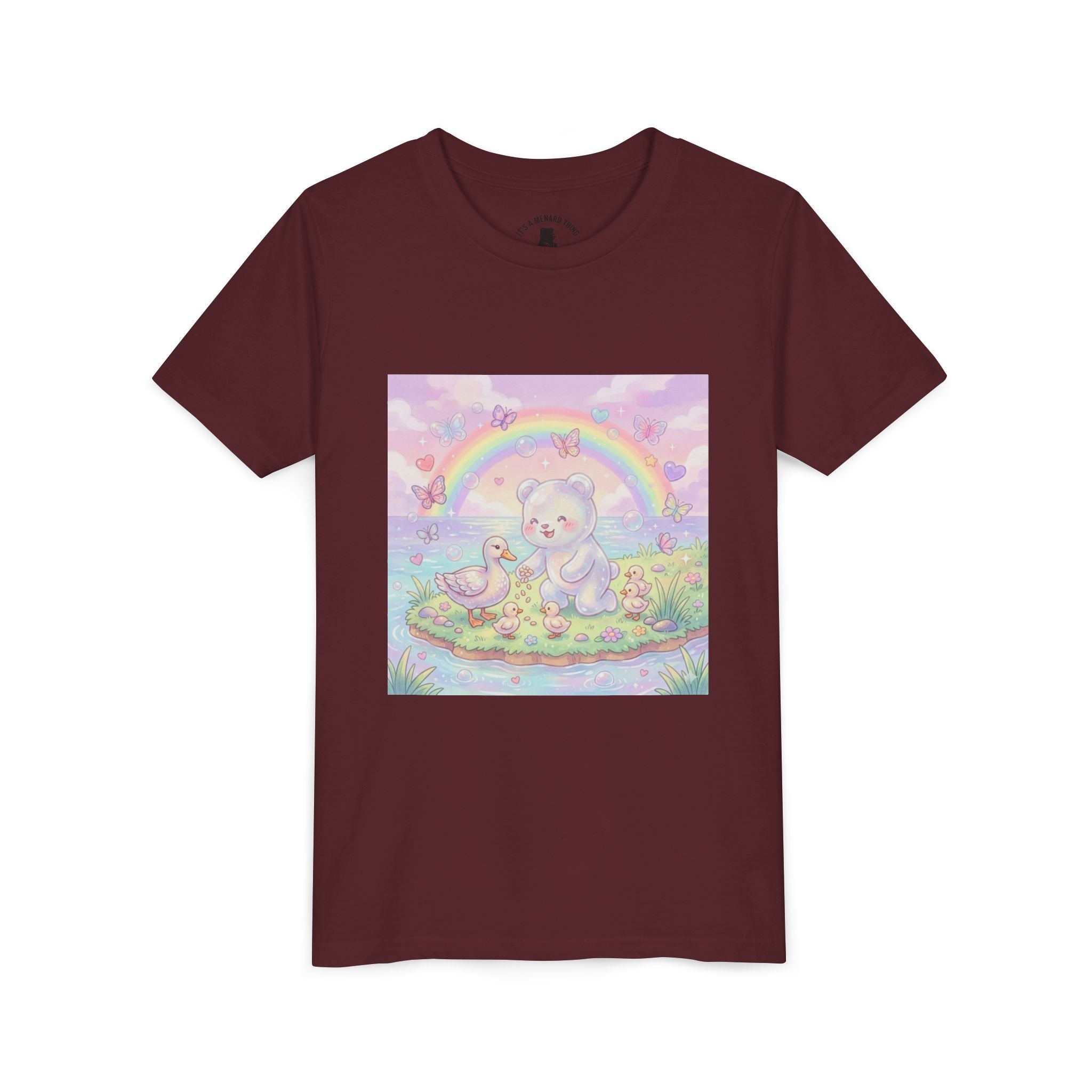 Duck Feeding, Gooey Gummy Friend- Graphic T-Shirt