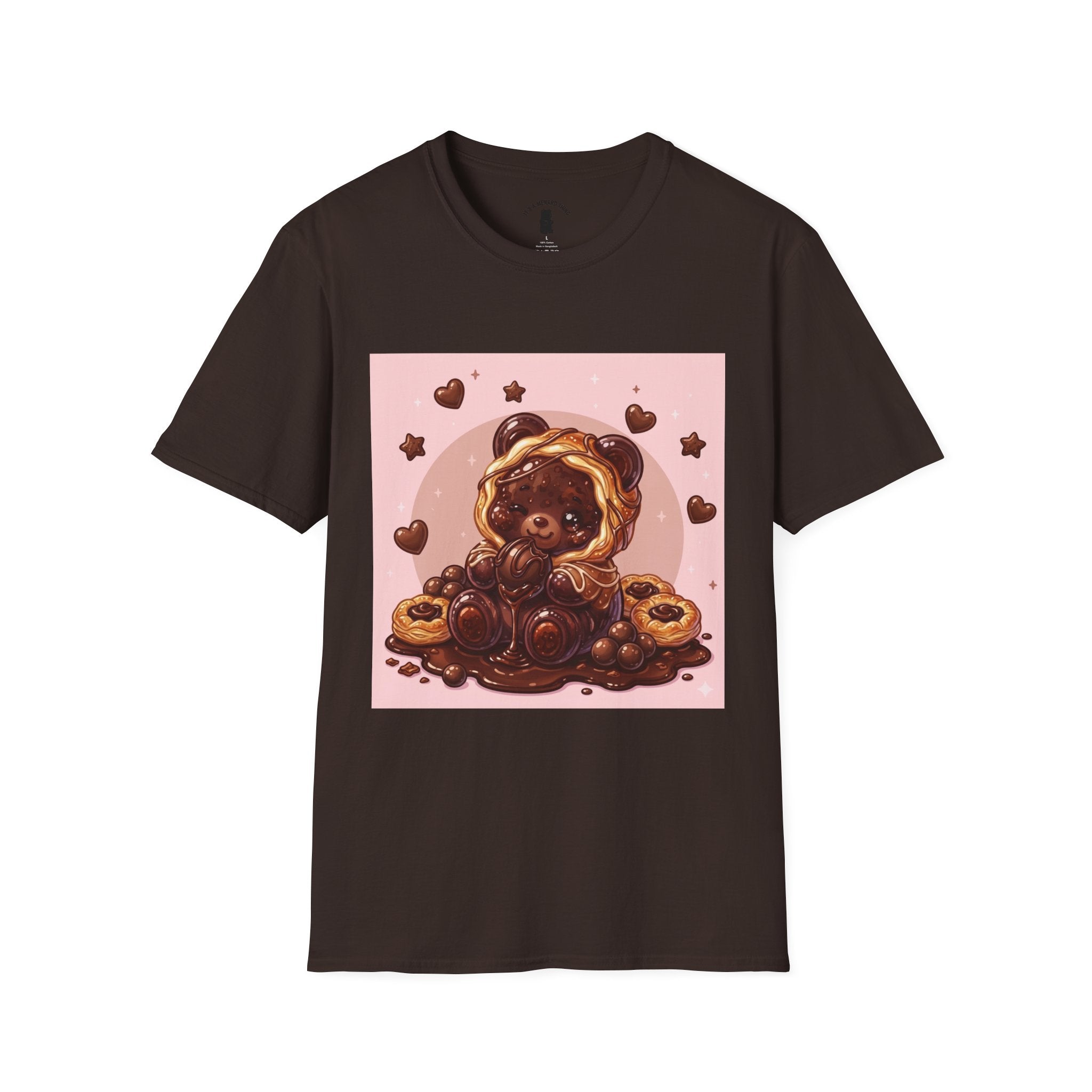 Chocolate Danish Gooey Gummy Bear — Cute  Graphic T-Shirt