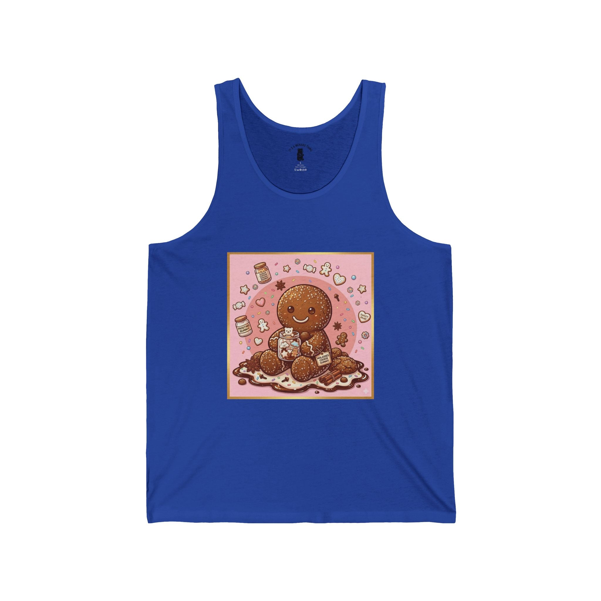 My Little Molasses man, Gooey Non-Gummy Friend — Kawaii Graphic Tank Top