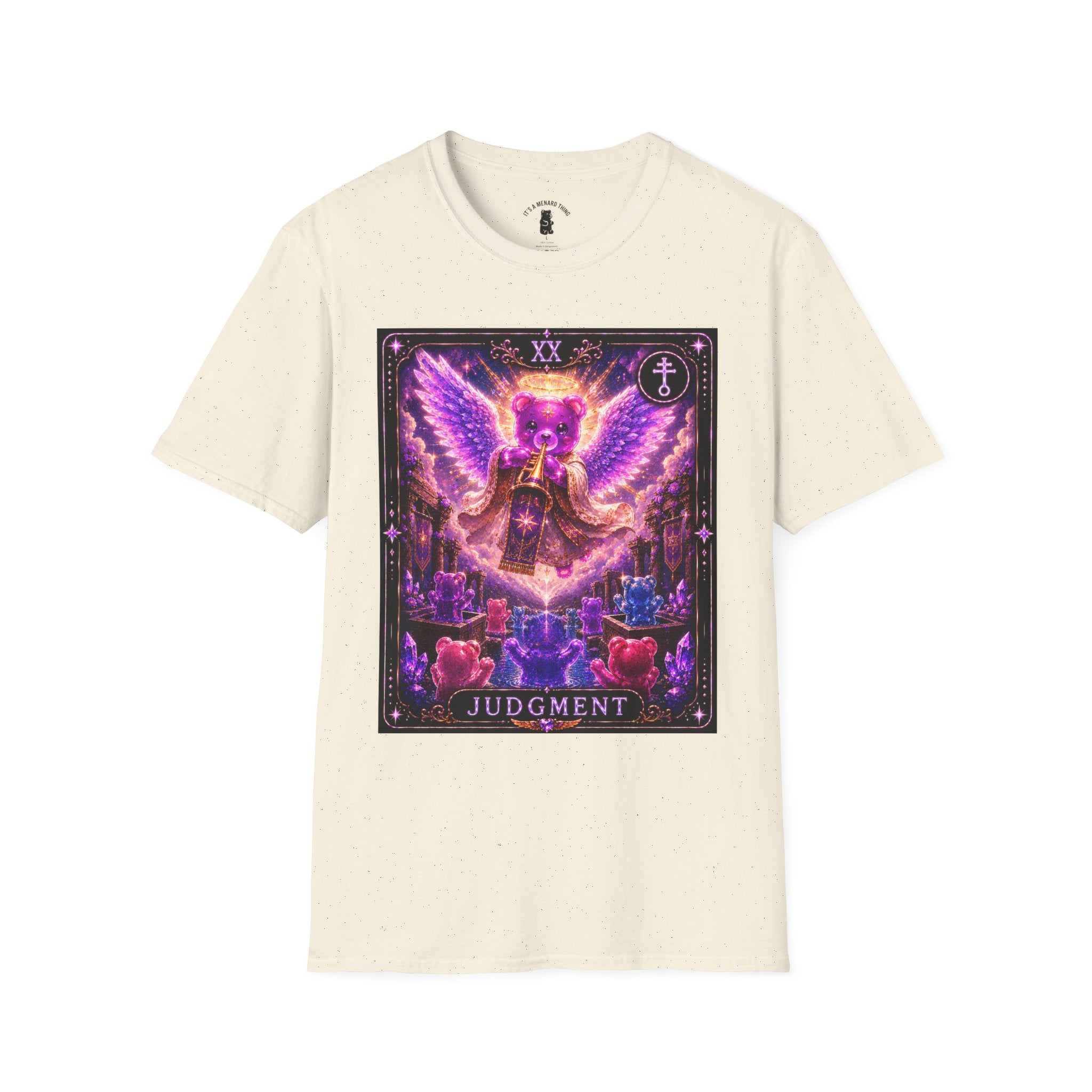 Judgment Tarot Mystic Purple Angel Oozy Bear Gummy Special Addition- Graphic Shirt