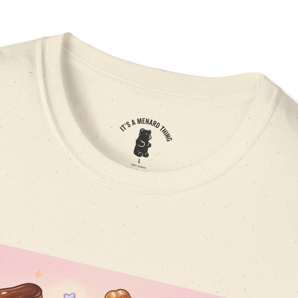 Simpley Sweet Eclair, Fudgey Oozy Bear Friend- Kawaii Graphic Shirt