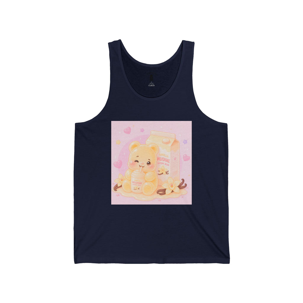 Vanilla Milkshake Gooey Gummy Bear — Pastel Graphic Tank Top
