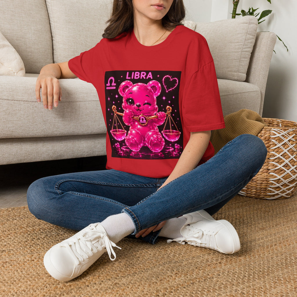 Libra Zodiac Sign Special Addition Oozy Bear Friend- Graphic Shirt