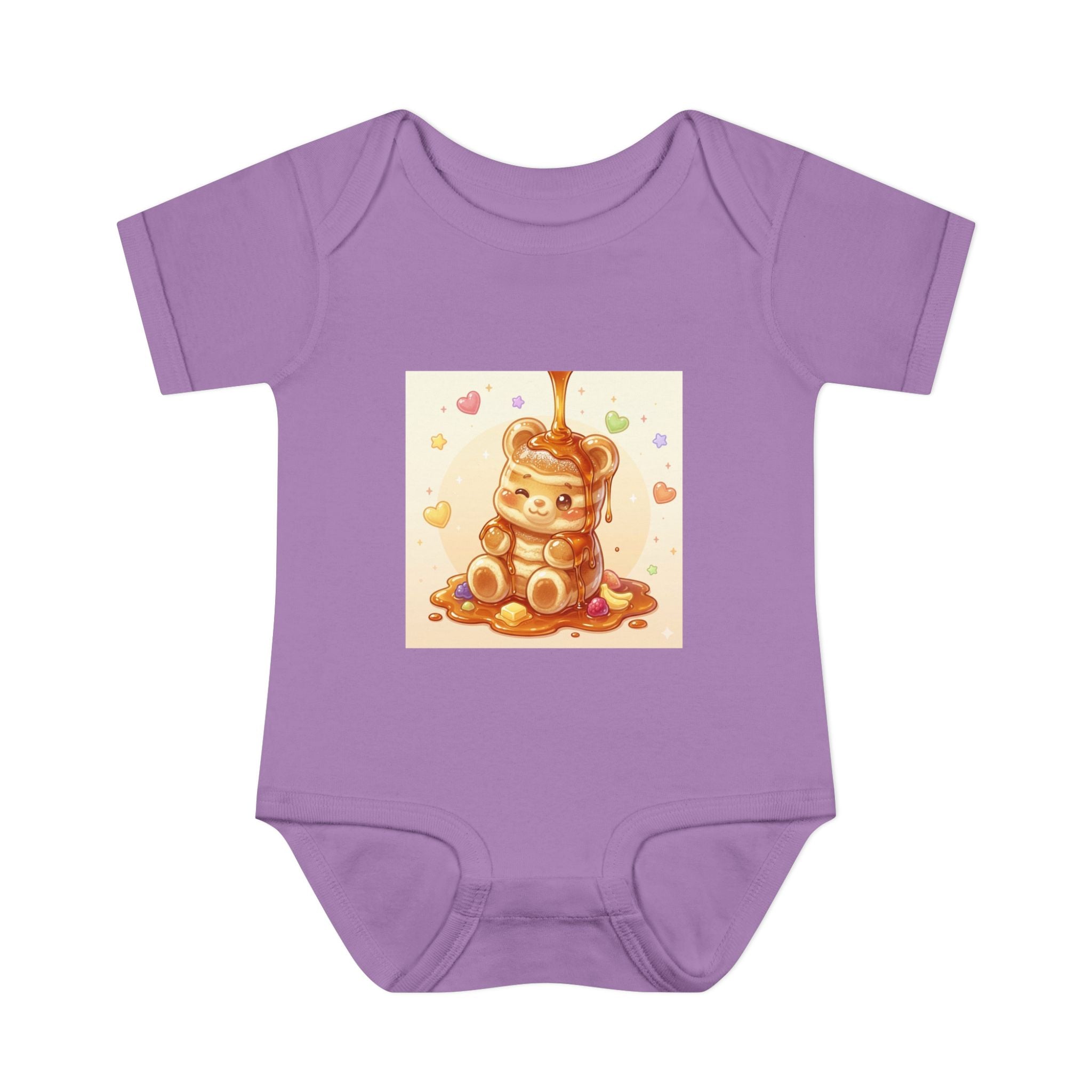Fluffy Gooey Pancake Gummy Bear Baby Bodysuit — Cute Gummy bear Infant Onesie