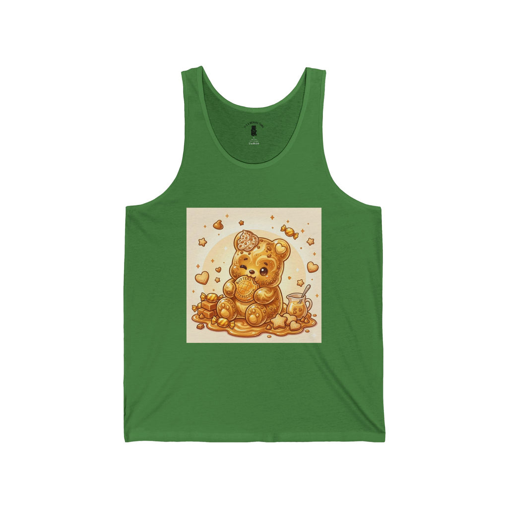 Butterscotch Golden Gooey Gummy Bear Friend — Cute Graphic Tank Top