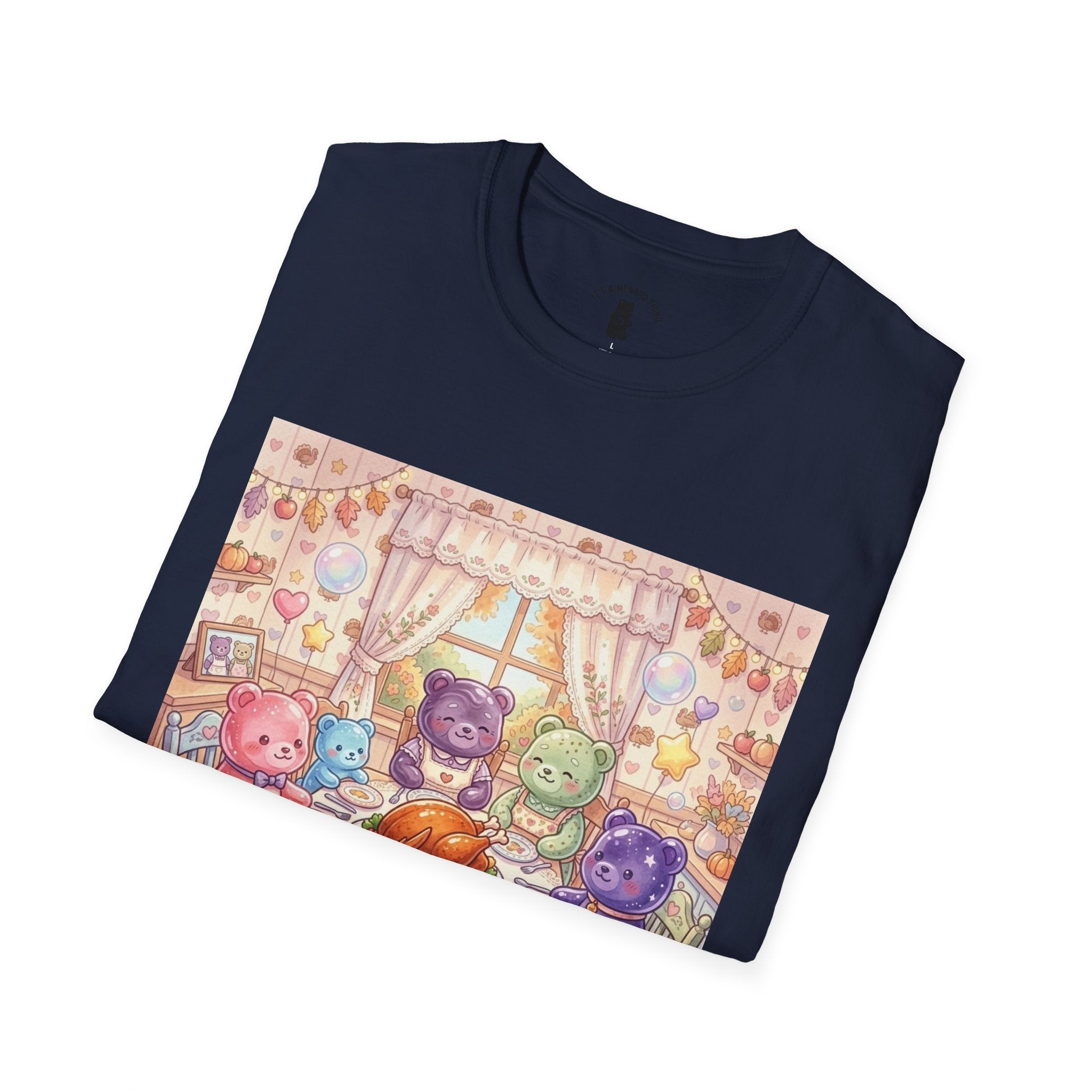 Thanksgiving with the Gummy family, Gooey Gummy Friends- Kawaii Graphic T-Shirt