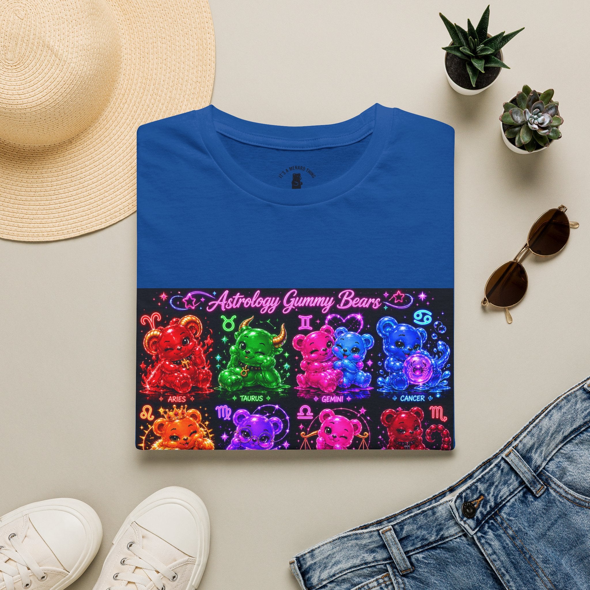 Astrology Gummy Bears Special Addition Grid — Colorful Graphic Shirt