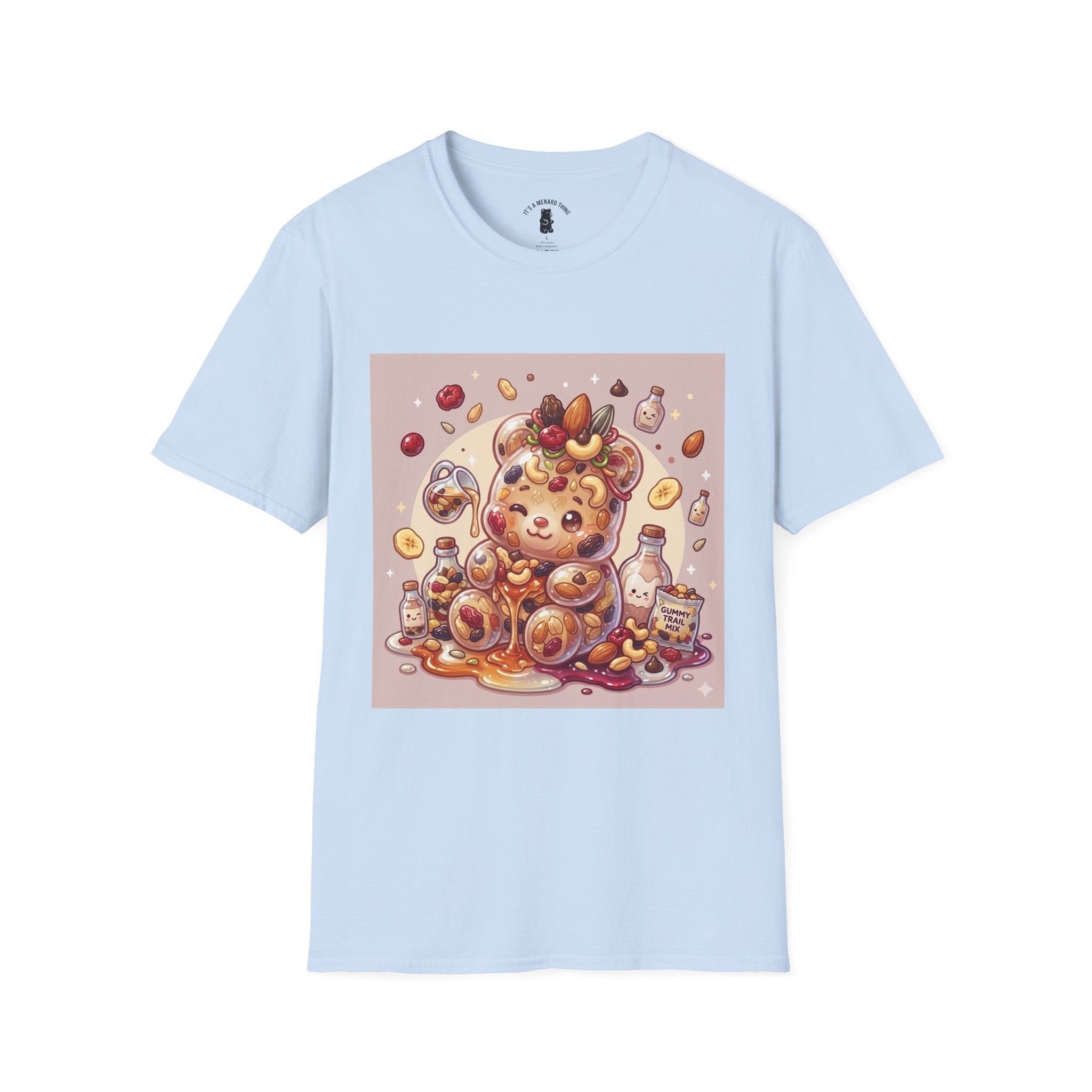 Gimme Some Trail Mix, Exotic Gooey Gummy Bear— Cute Cartoon T-Shirt