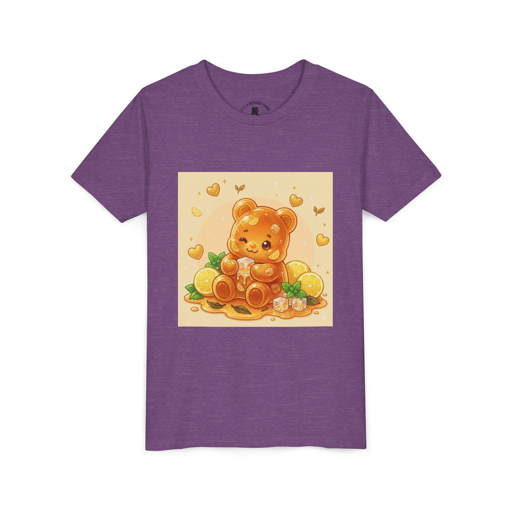 Honey Lemon Iced-Tea Gooey Gummy Bear Youth T-Shirt