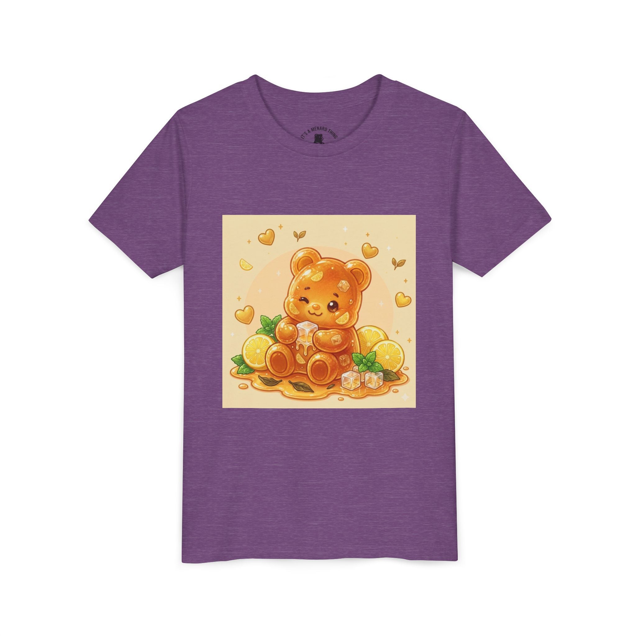 Honey Lemon Iced-Tea Gooey Gummy Bear Youth T-Shirt