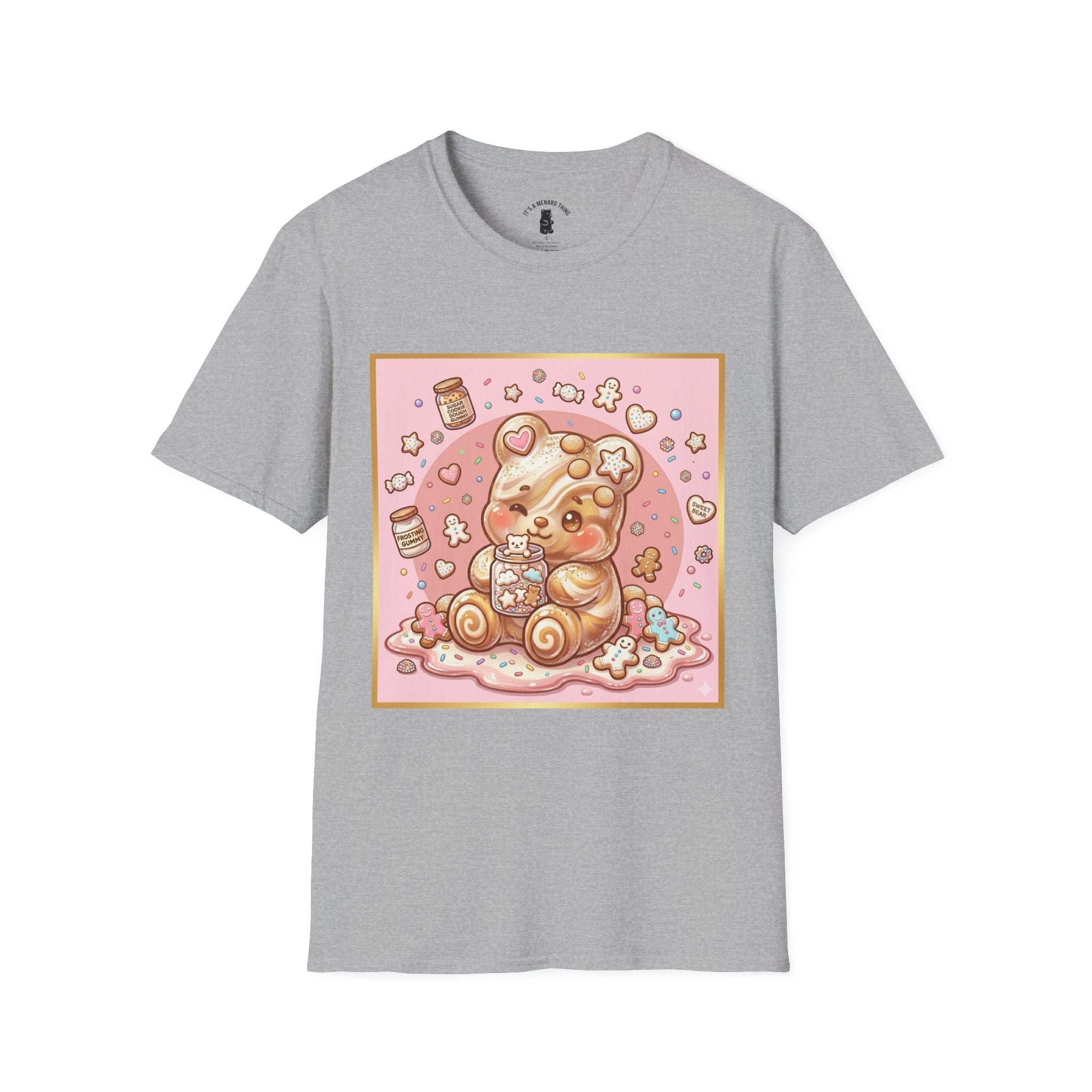 Kawaii Gooey Gummy Bear with Sugar Cookies T-Shirt