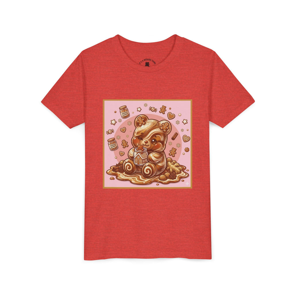 Gooey Gummy Bear Ginger Bread Graphic Youth T-Shirt