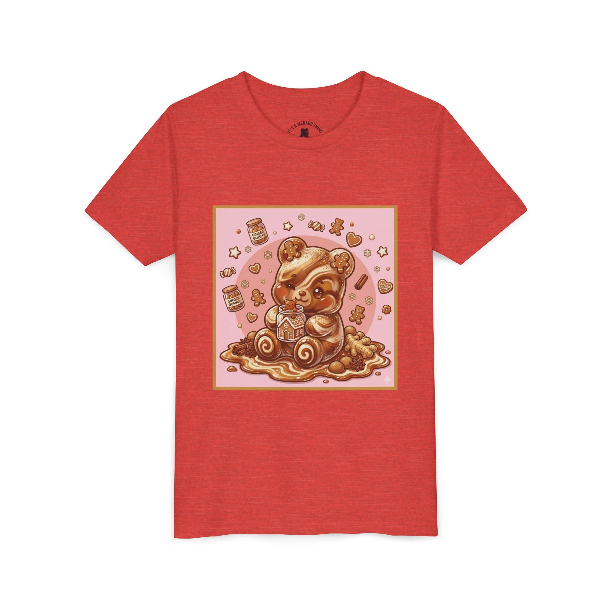Gooey Gummy Bear Ginger Bread Graphic Youth T-Shirt