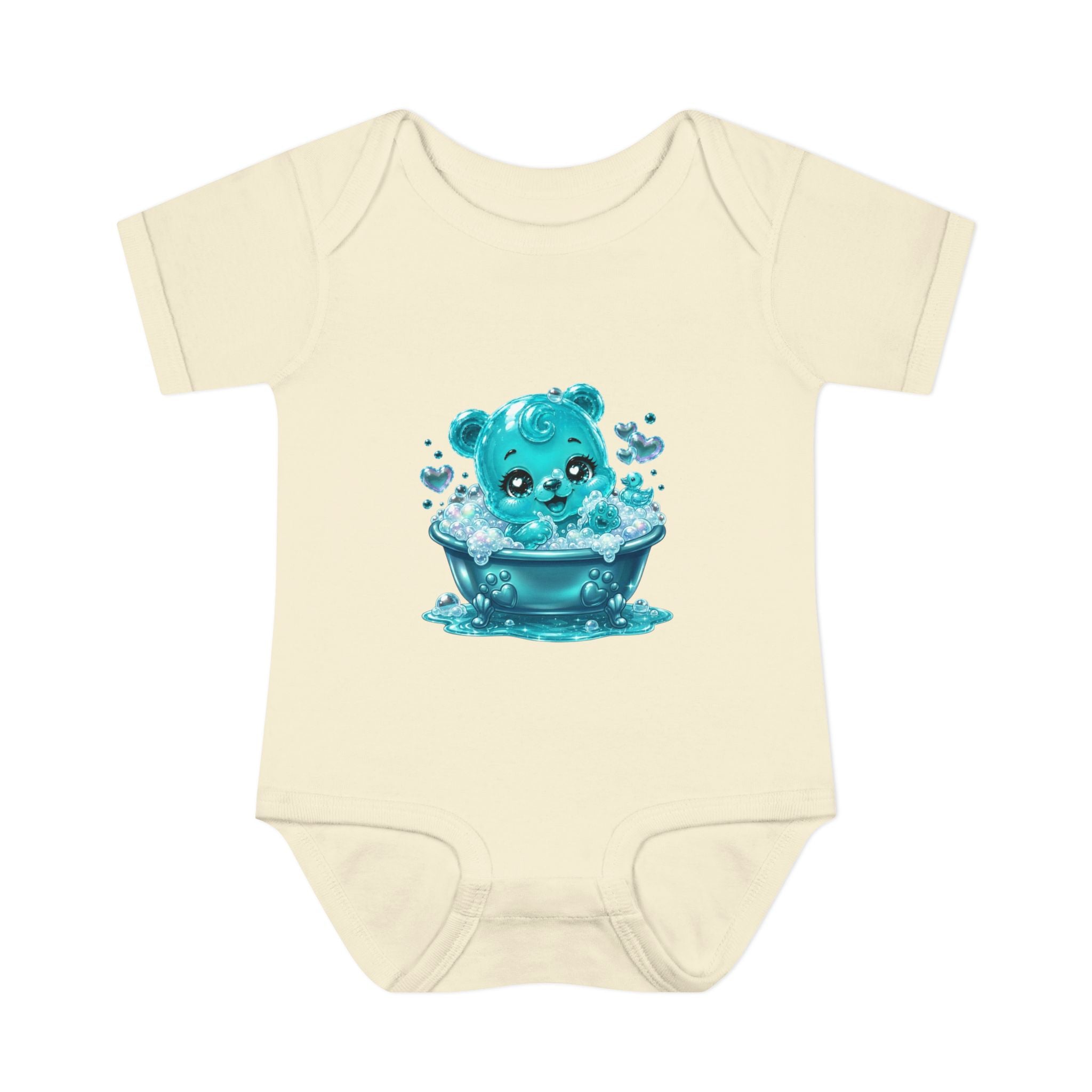 Adorable Bubble Bath Oozy Baby Gummy Bear Cutie Addition- Graphic Onesie
