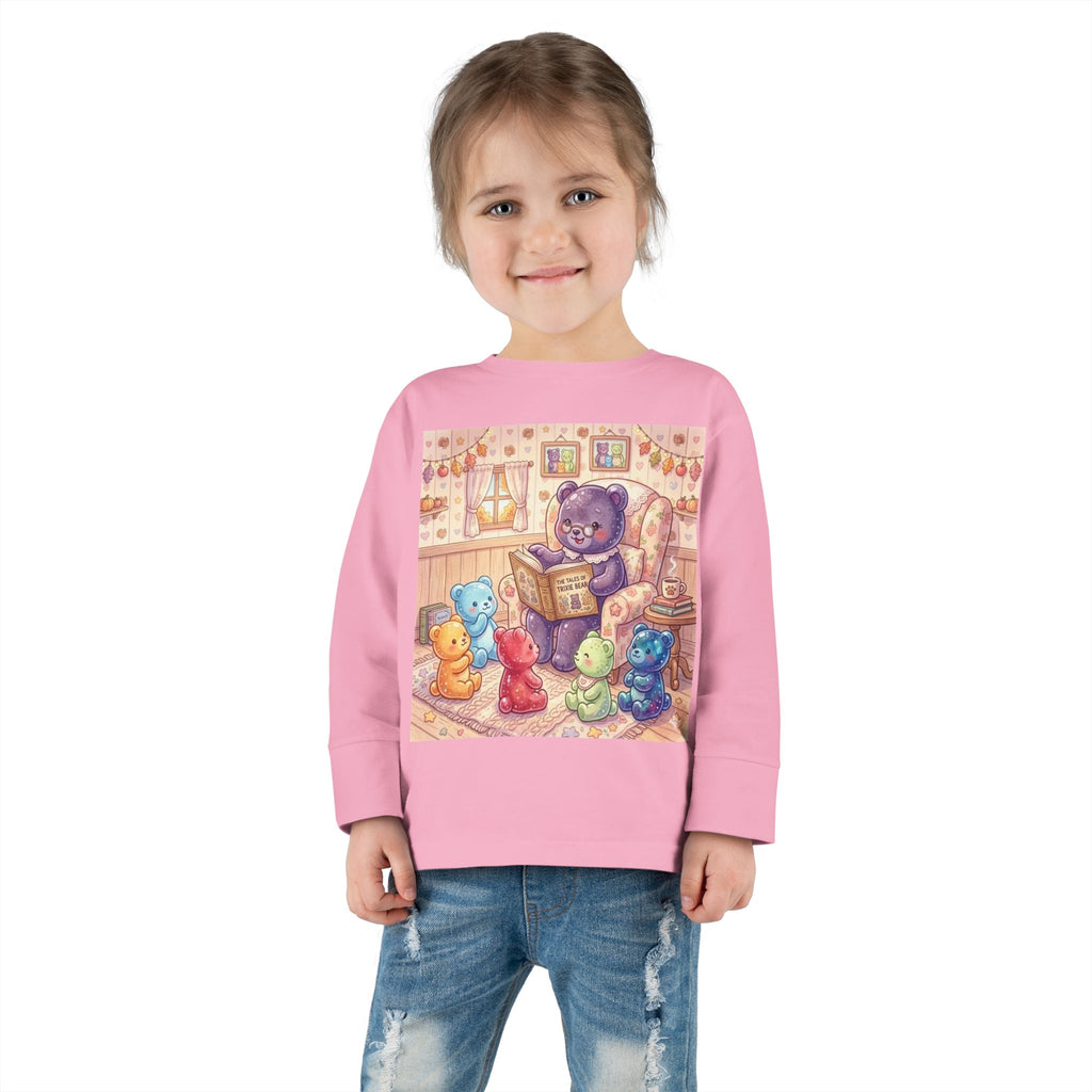 Nana Oozy Gummy Bear Story Time- Graphic Long Sleeve Shirt