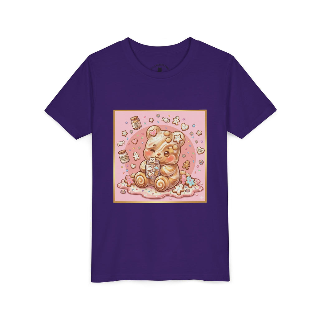 Sugar Frosted Holiday Cookie Gooey Gummy Bear Youth T-Shirt