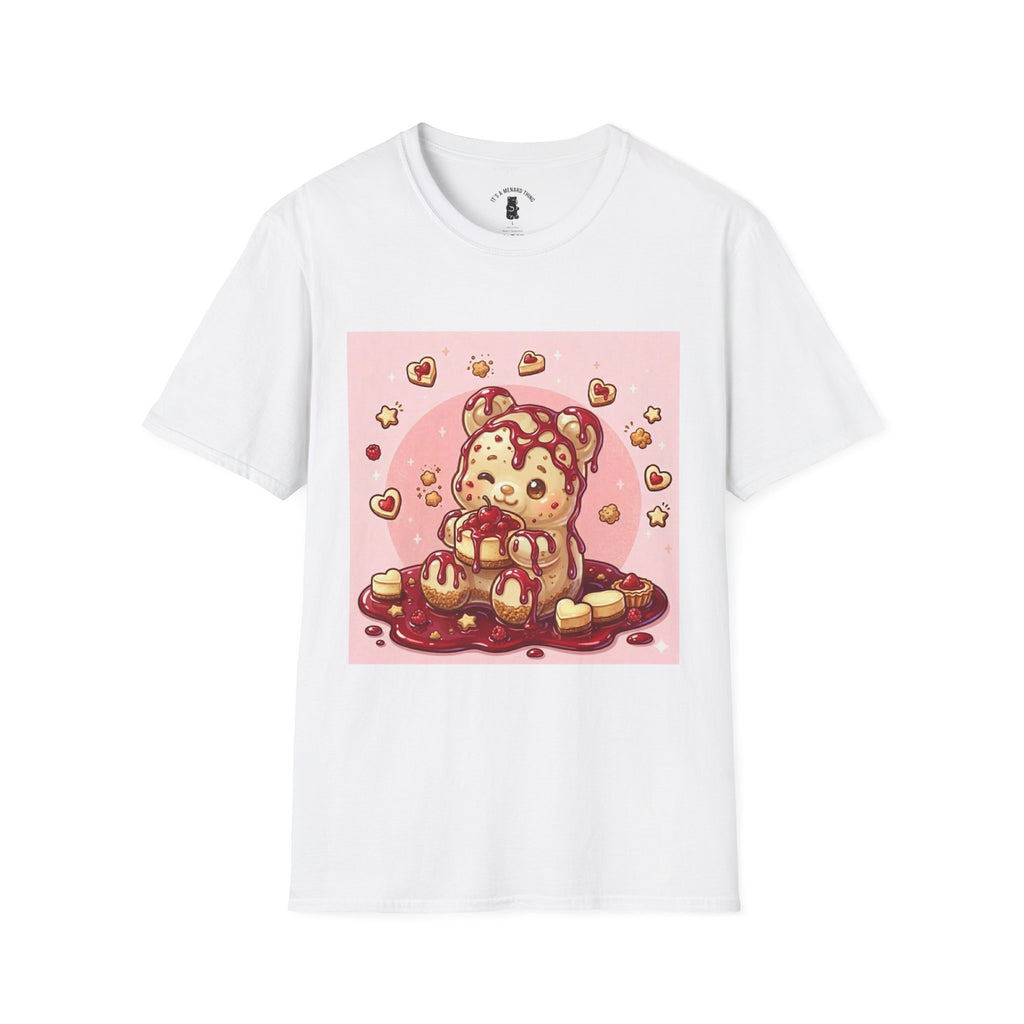 Raspberry Cheese Cake Gooey Gummy Bear — Kawaii Grapic T-Shirt