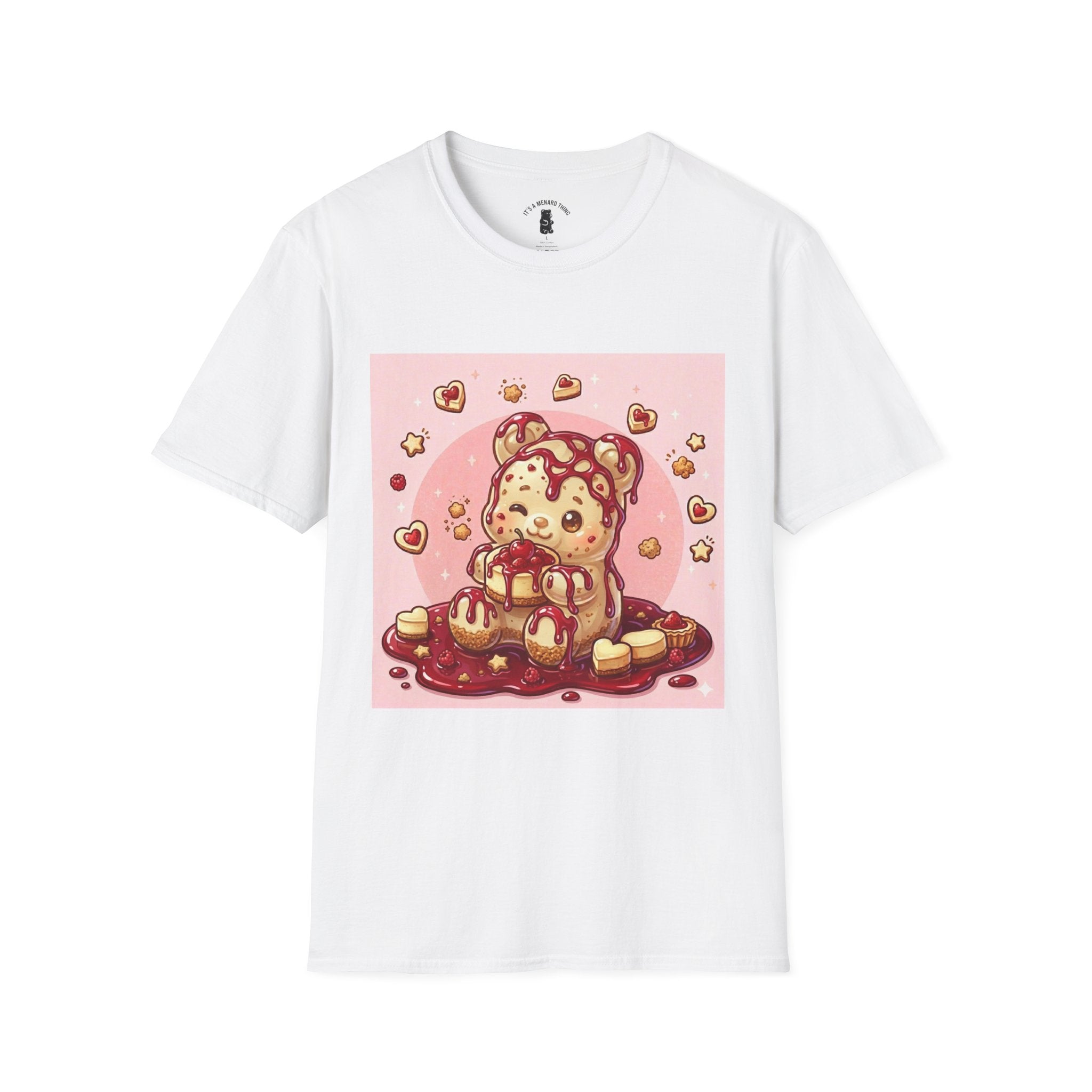 Raspberry Cheese Cake Gooey Gummy Bear — Kawaii Grapic T-Shirt